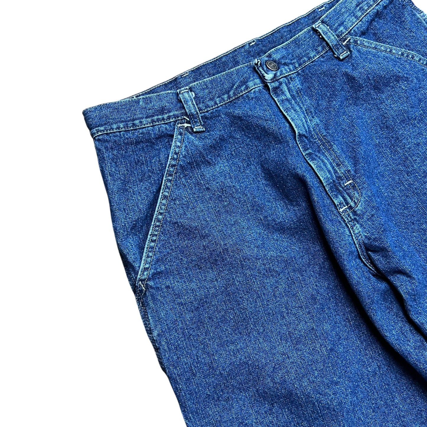 Wrangler Blue Baggy Carpenter Jean Shorts - 32"