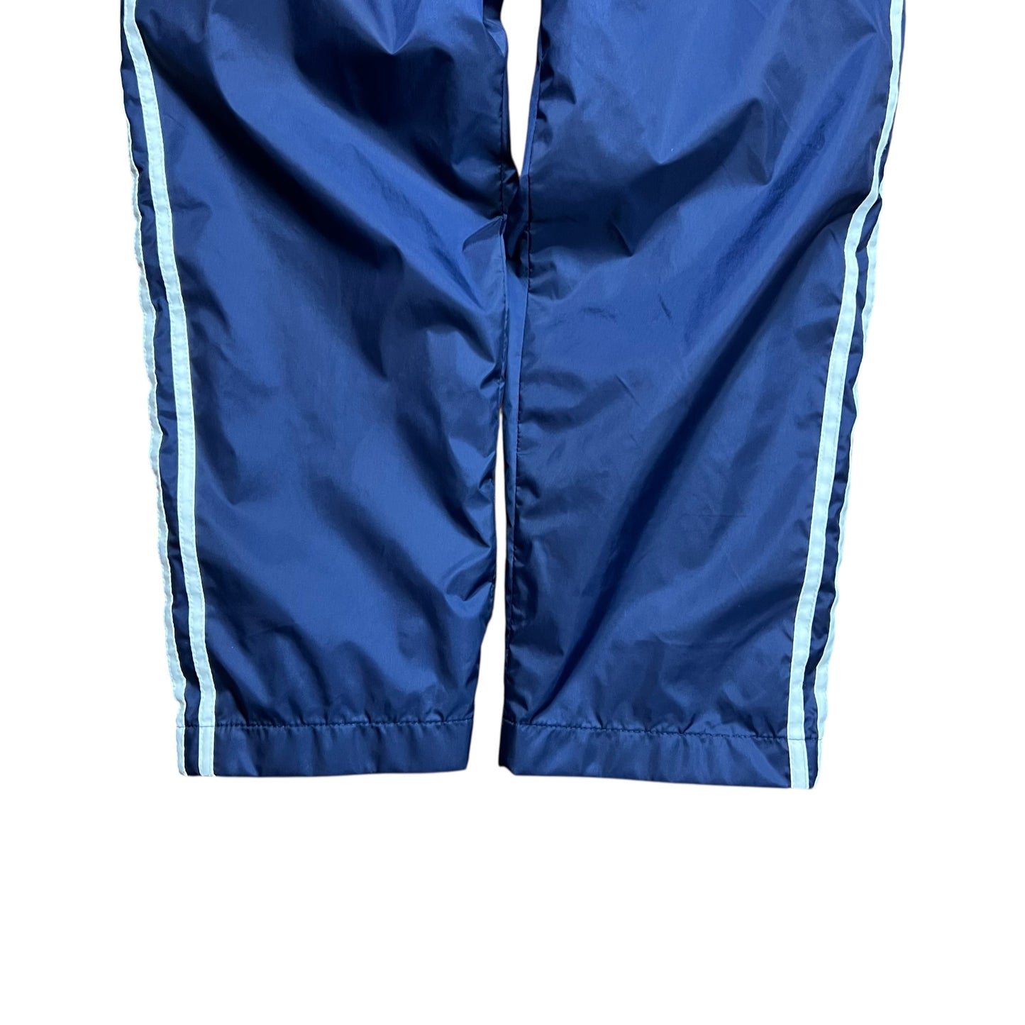 Adidas Navy Nylon Lined Track Pants - S