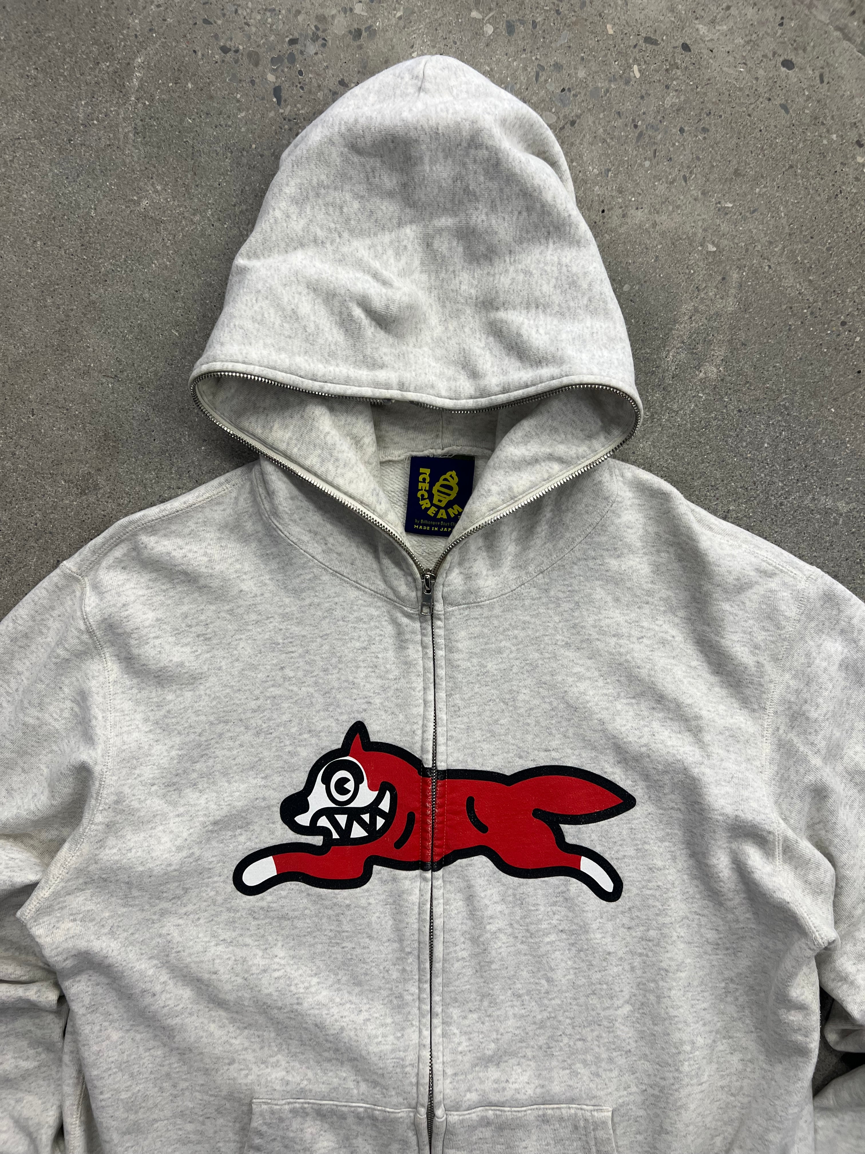 Ice Cream x Billionaire Boys Club Running Dog Zip Hoodie - L