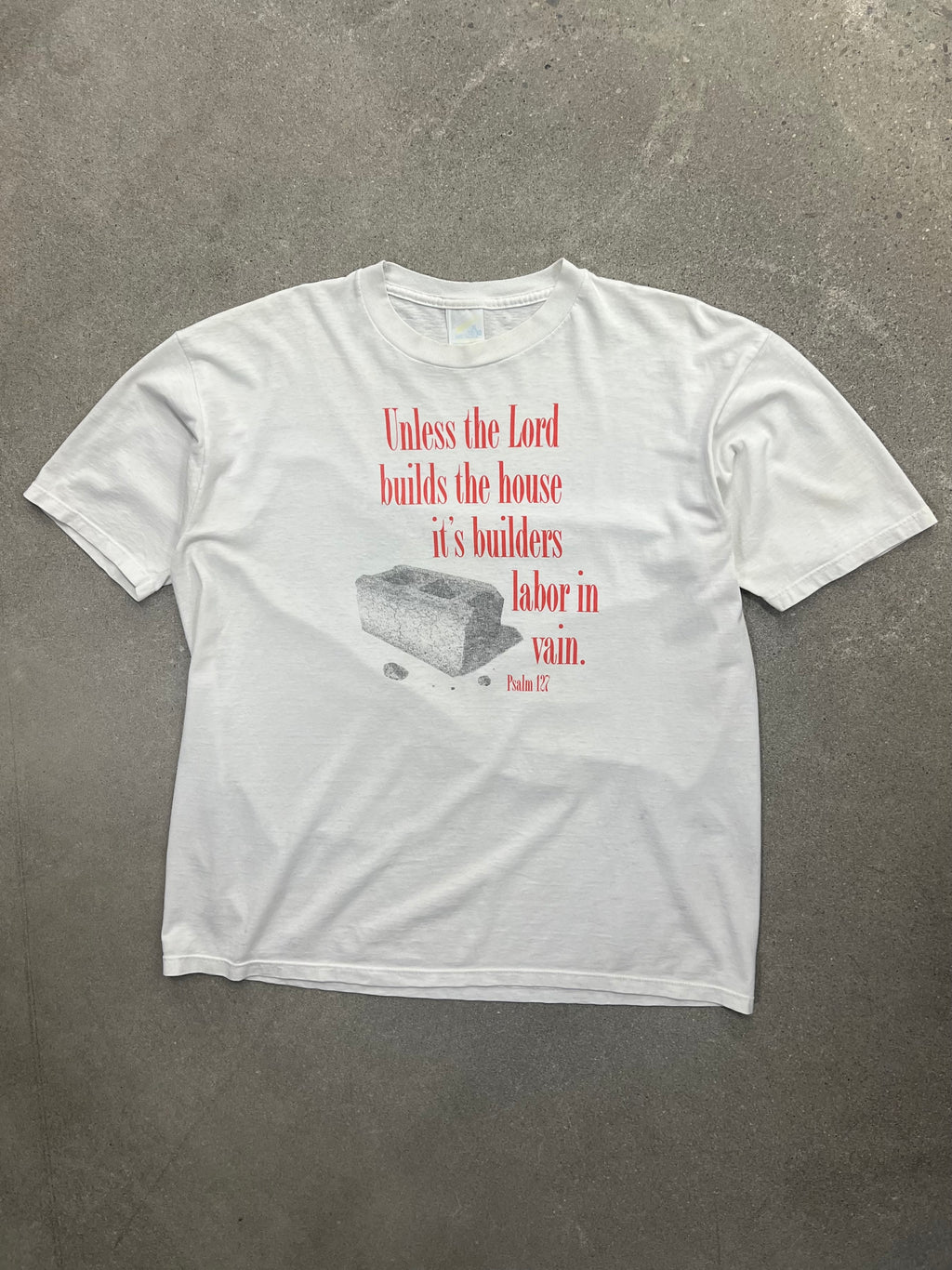 1996 Labour In Vain Jesus T-Shirt - XL