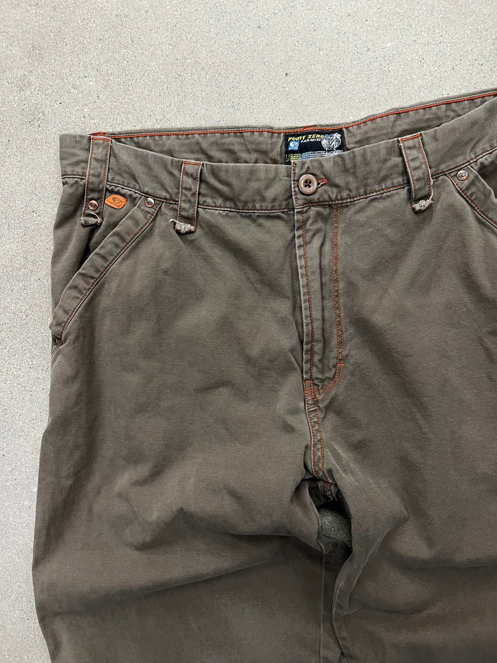 Point Zero Paradise Contrast Stitch Shorts - 36”
