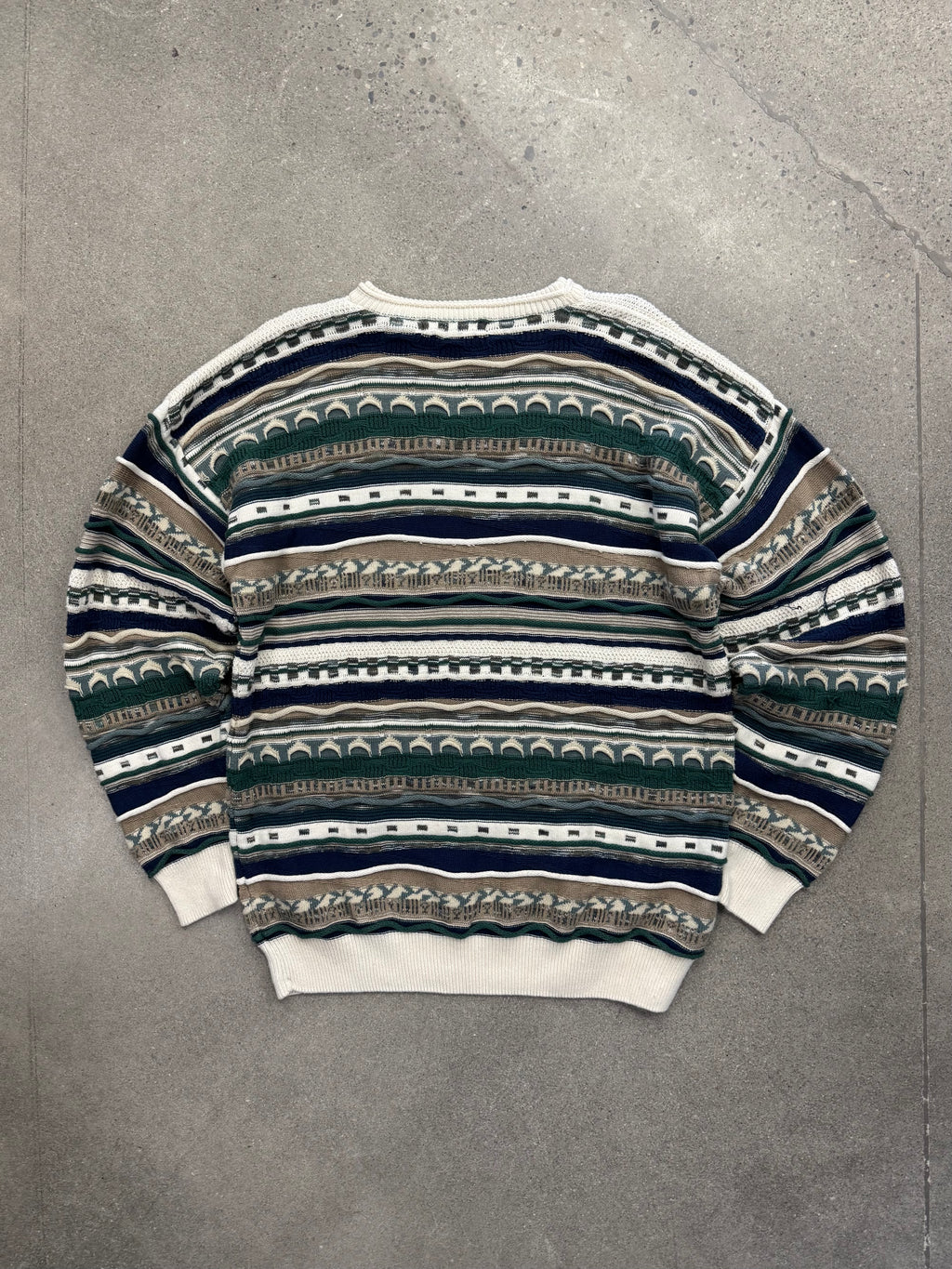 Cape Isle Knitters 3D Cable Knit Sweater - XL