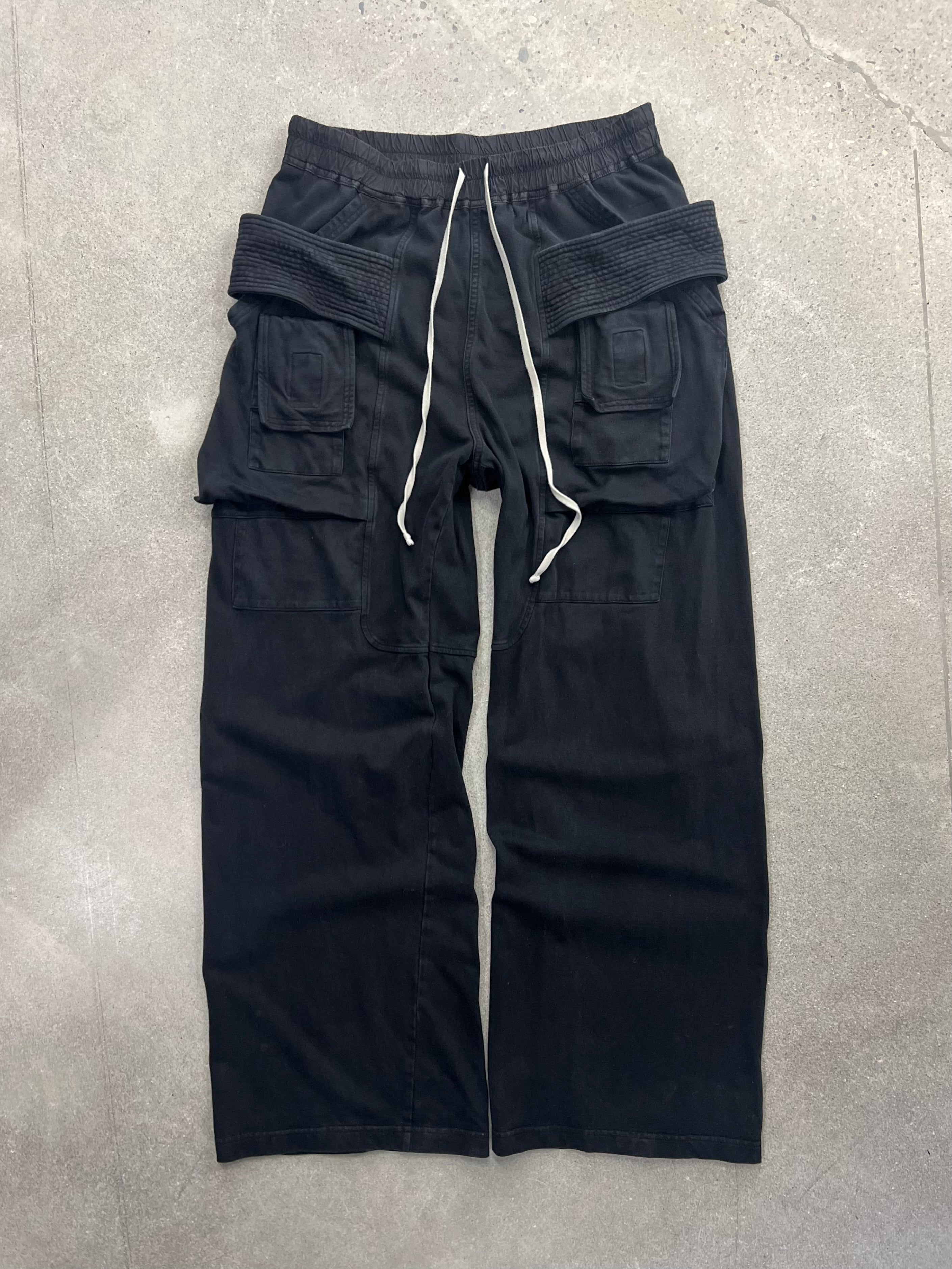 Rick Owens DRKSHDW Creatch Wide Cargo Pants - XL