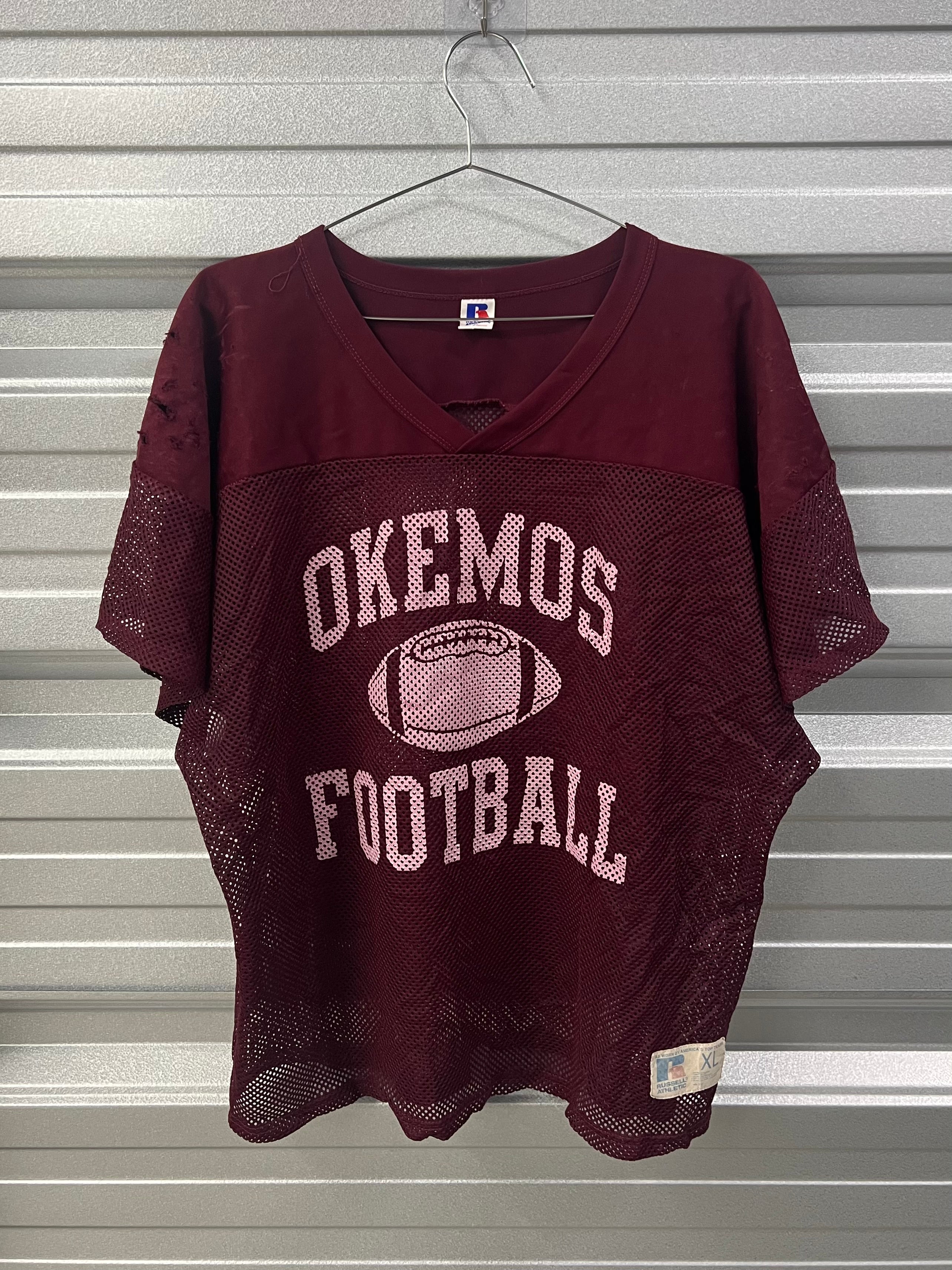 Russell Athletic Cropped Mesh Football Practice Jersey - XL