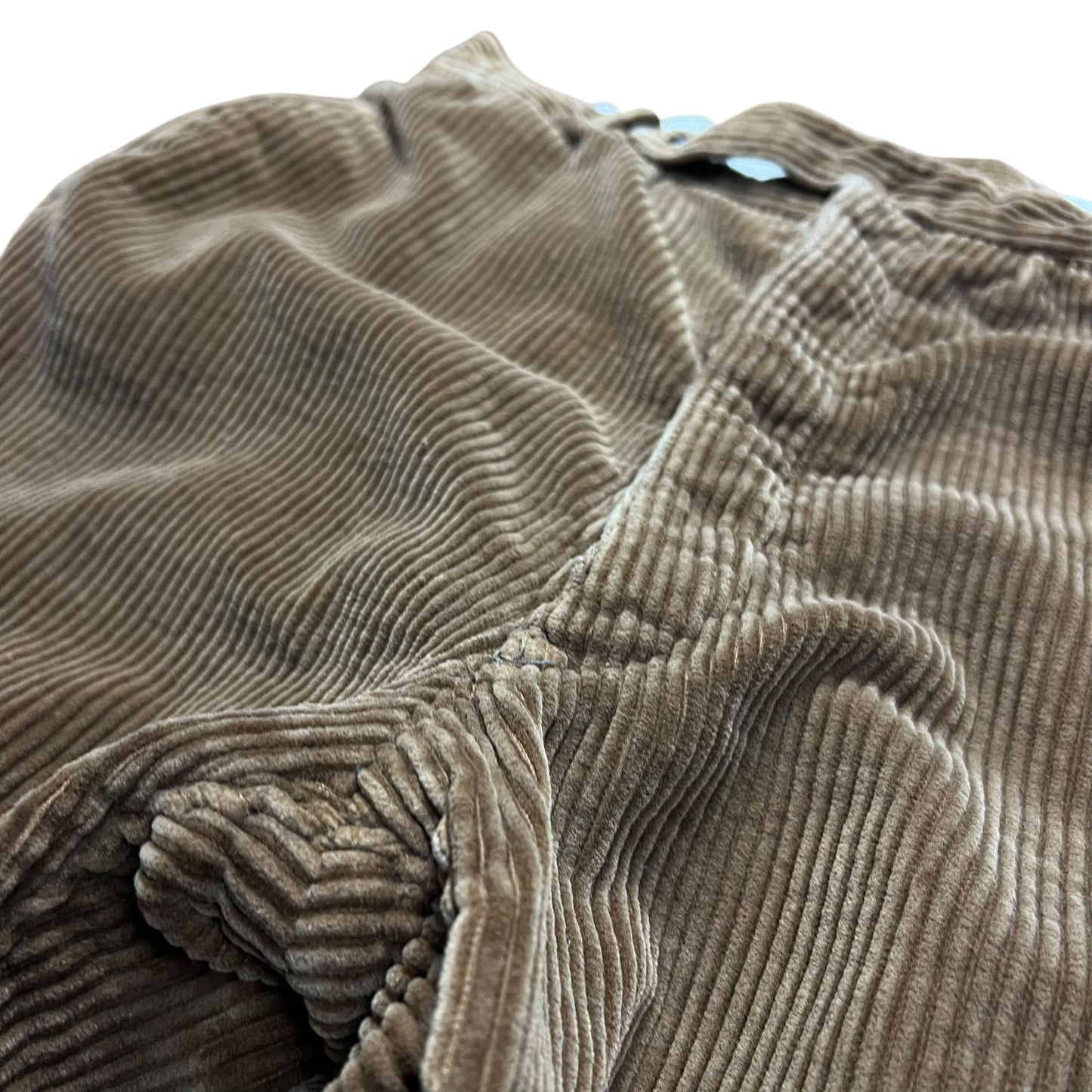 Soft Brown Corduroy Capris - 32"