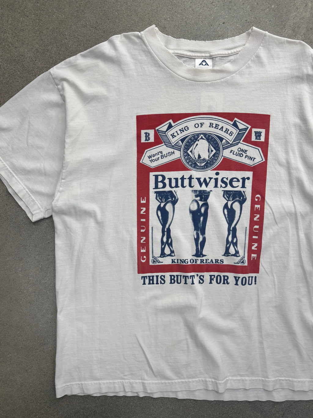 T-Shirt Parodie Buttwiser King Of Rears - XL