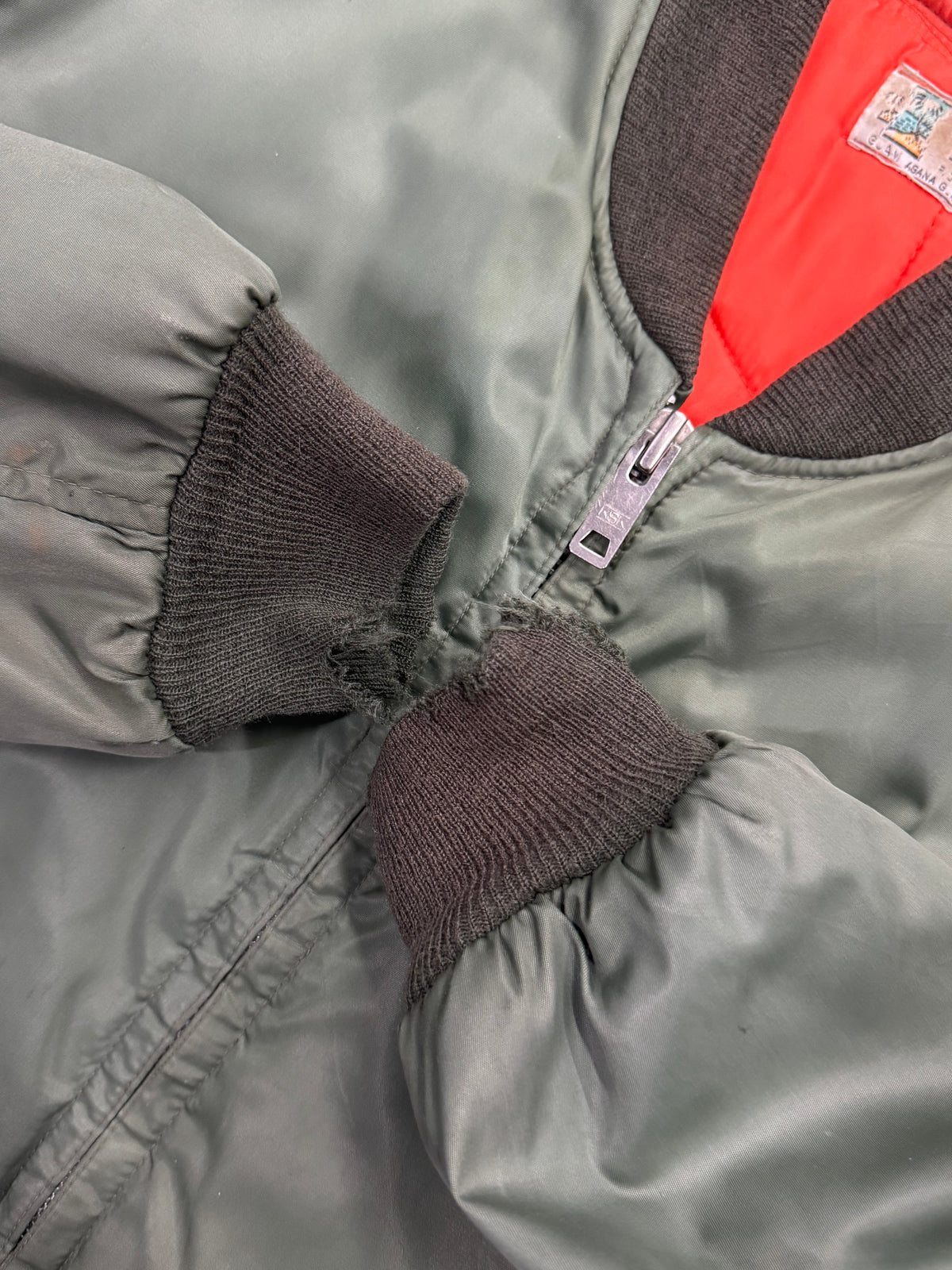 Sammy’s Embroidery U.S. ARMY MA-1 Flight Bomber Jacket - XL