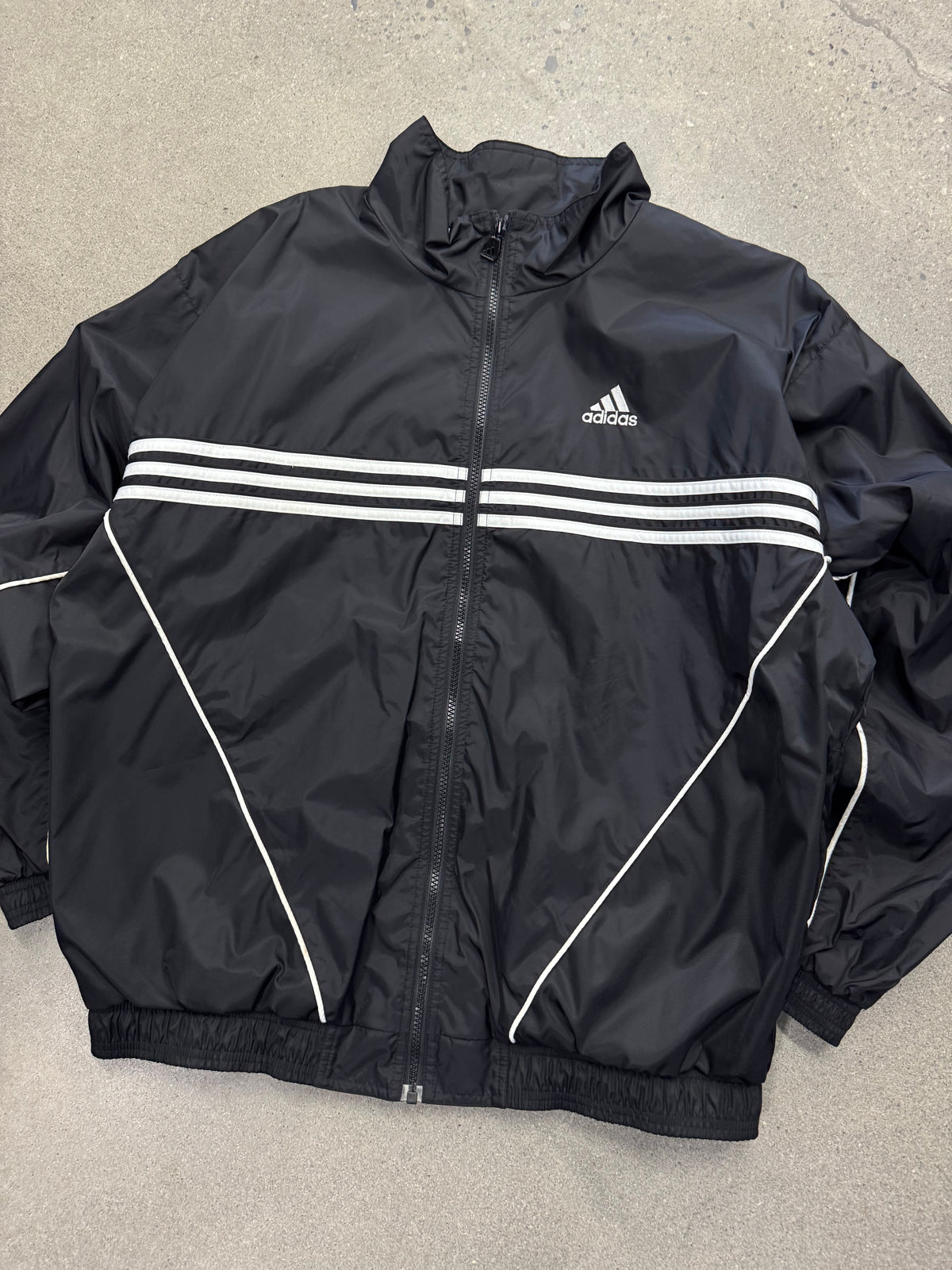 Adidas Trefoil Windbreaker Track Jacket - L
