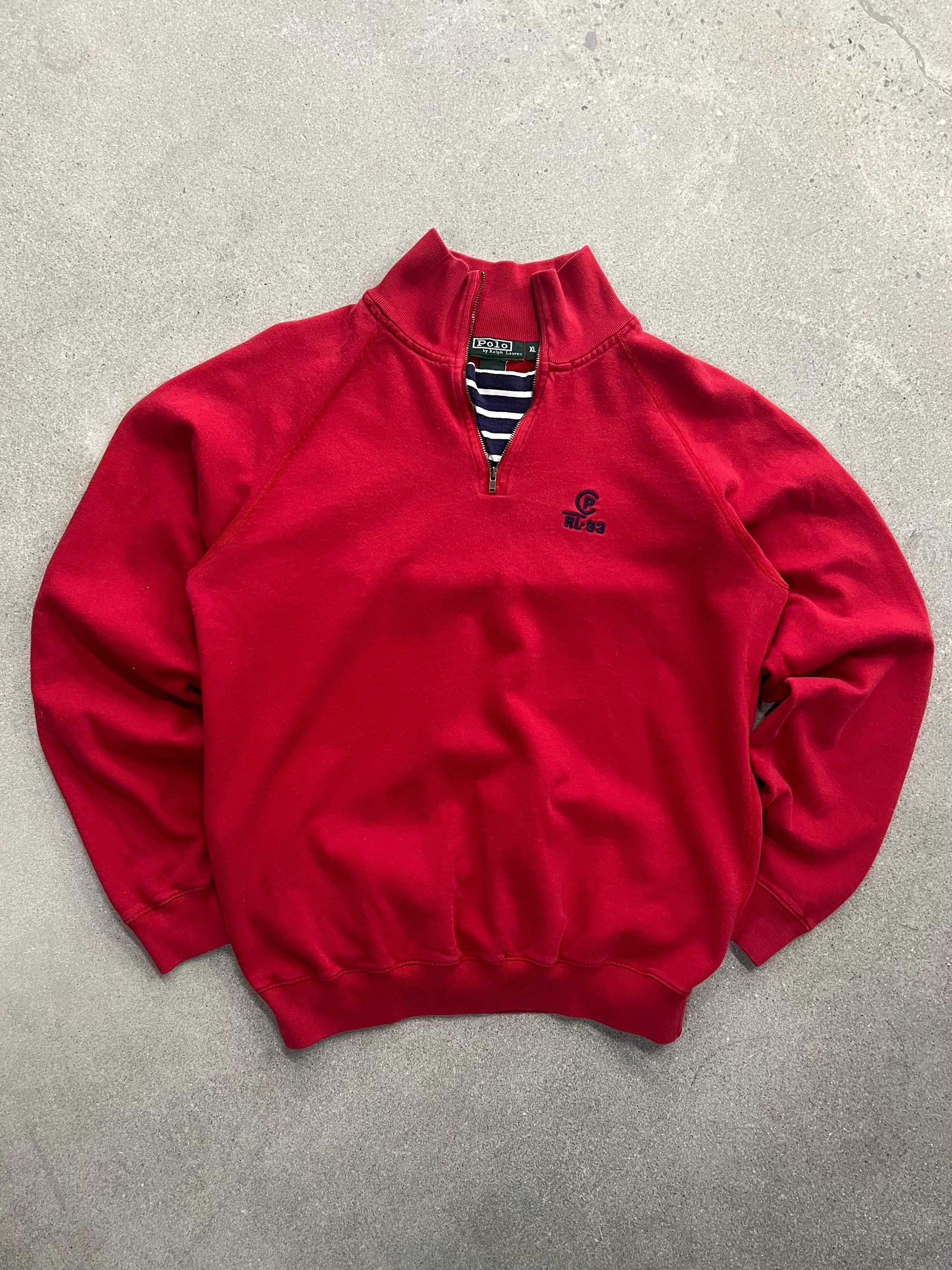 Polo By Ralph Lauren CP RL-93 Quarter Zip Sweater - XL
