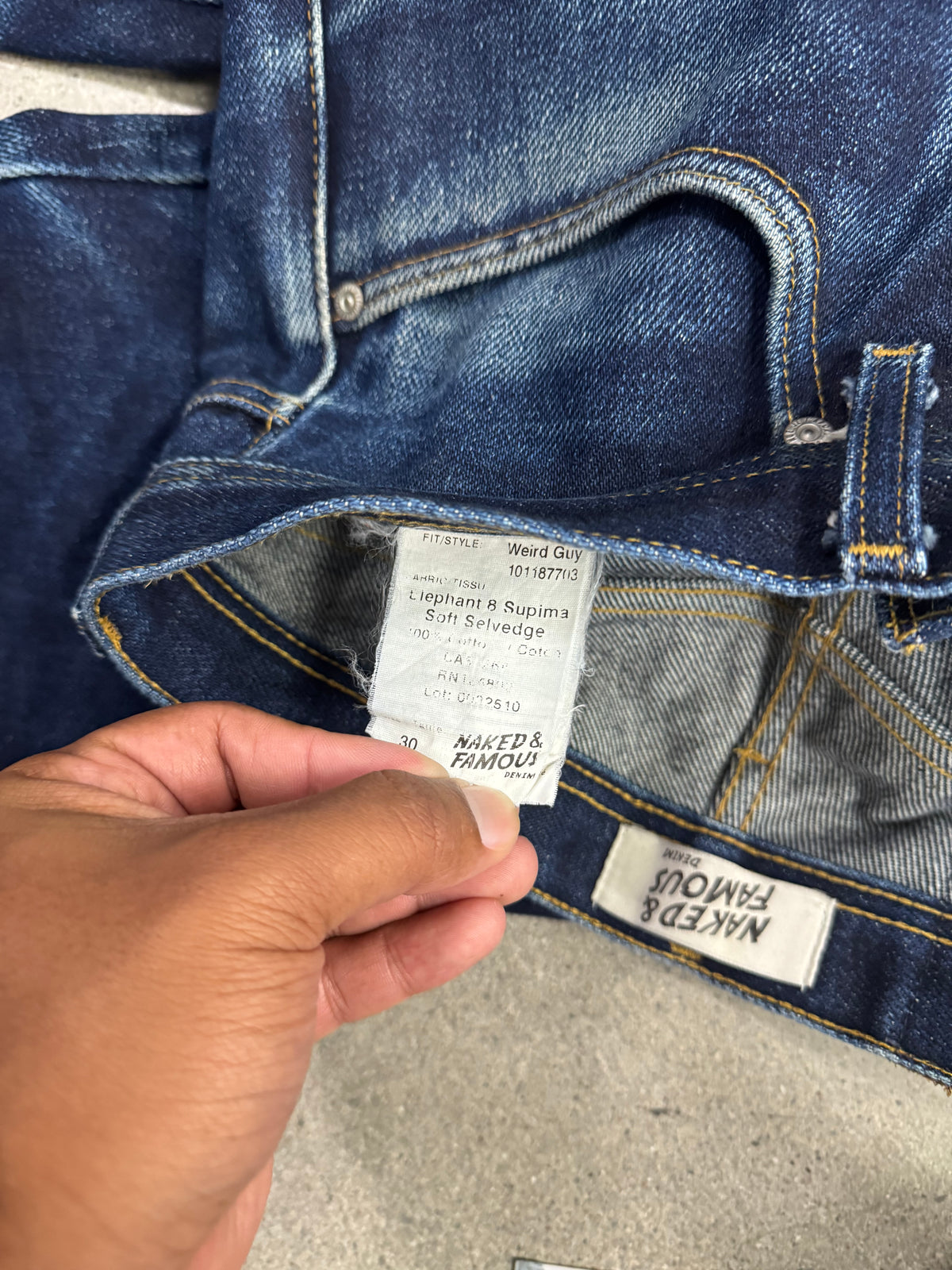 Naked & Famous Weird Guy Selvedge Jeans - 30”