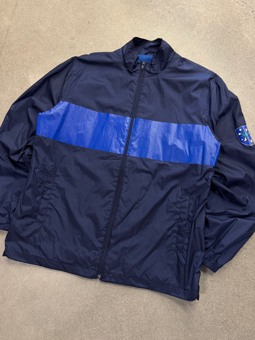 Stussy Shield Bone Patch Windbreaker Track Jacket - L