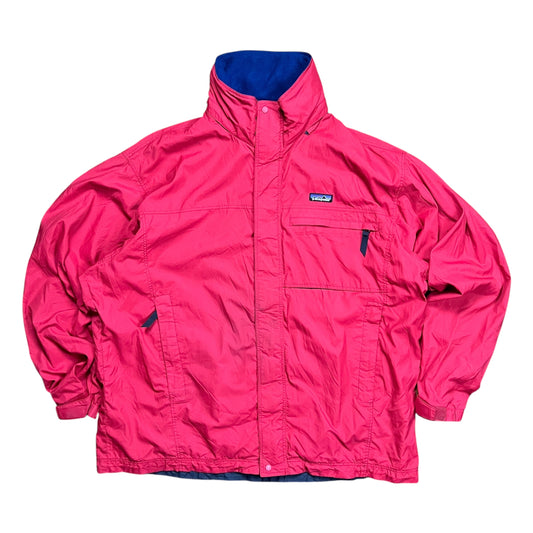 Patagonia Pinkish Red Multi-Pocket Rain Jacket - XL