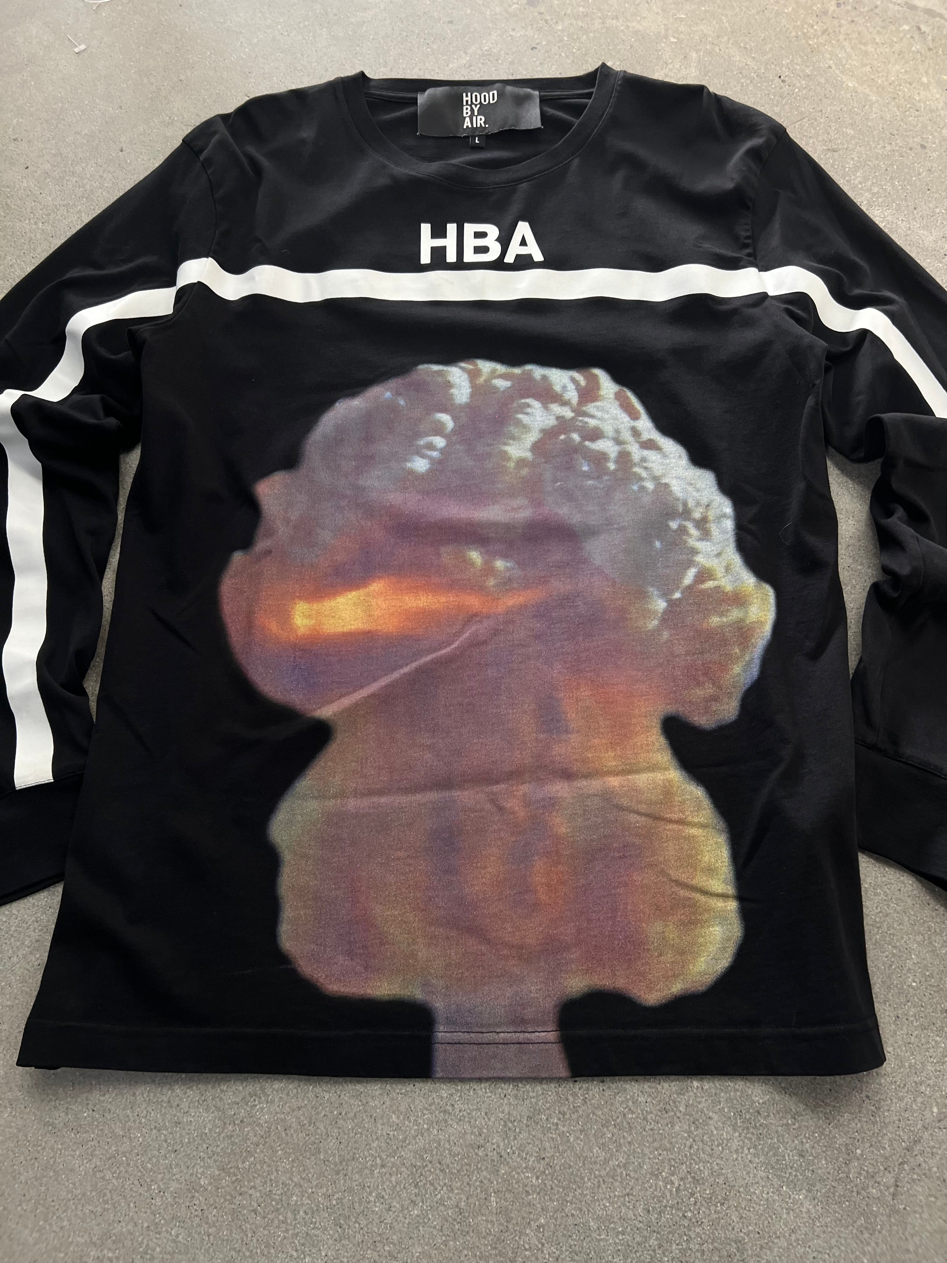 Hood By Air Atomic Bomb Long Sleeve Shirt - L