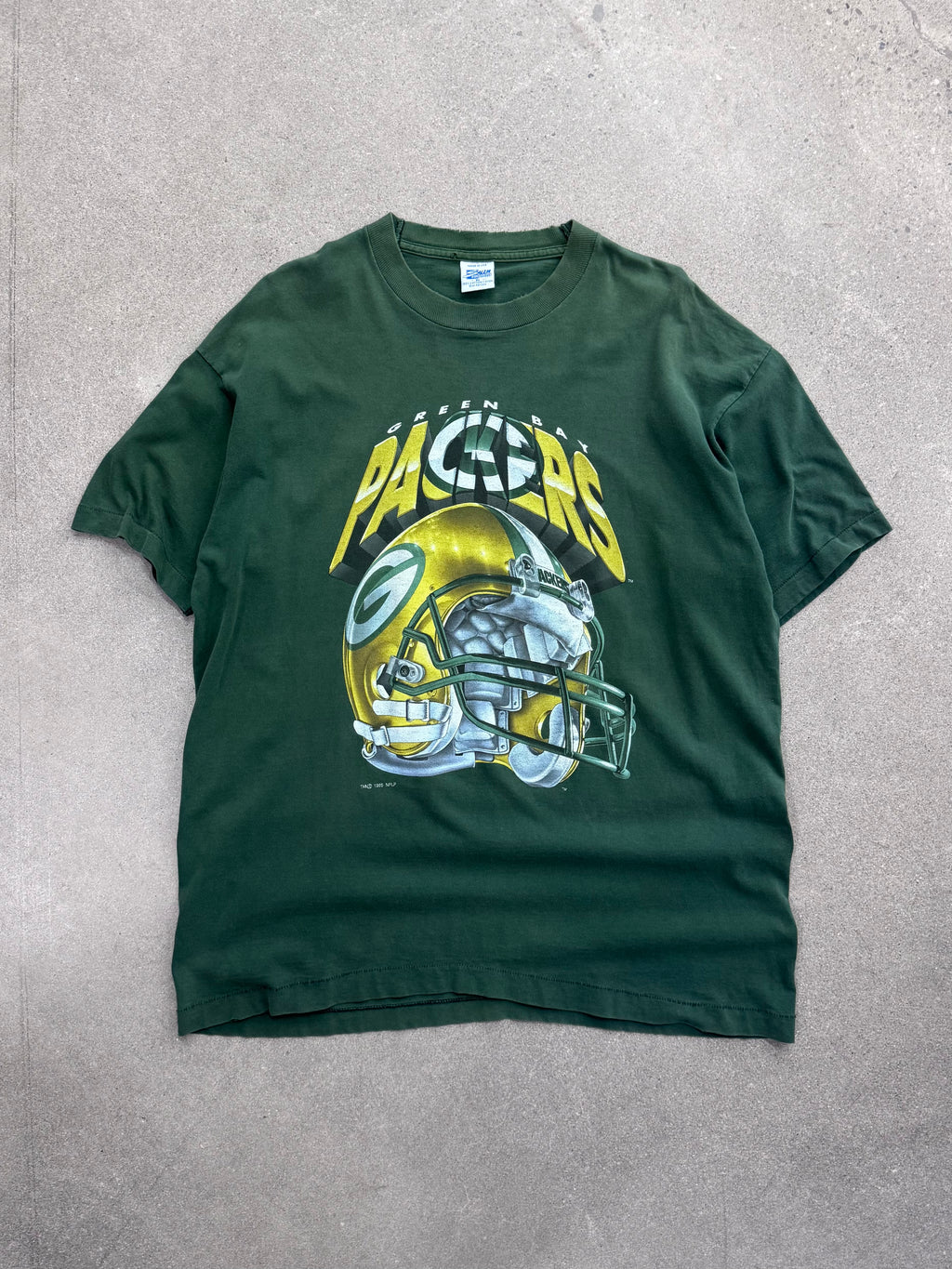 1995 Salem Sportswear Green Bay Packers 3D NFL T-Shirt - XXL