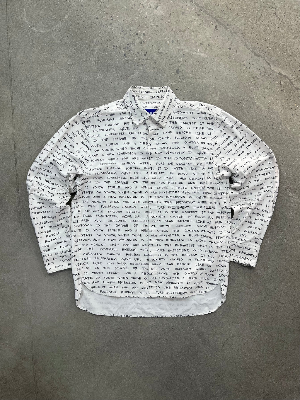 Ader Error Letter Button-Up Shirt - L