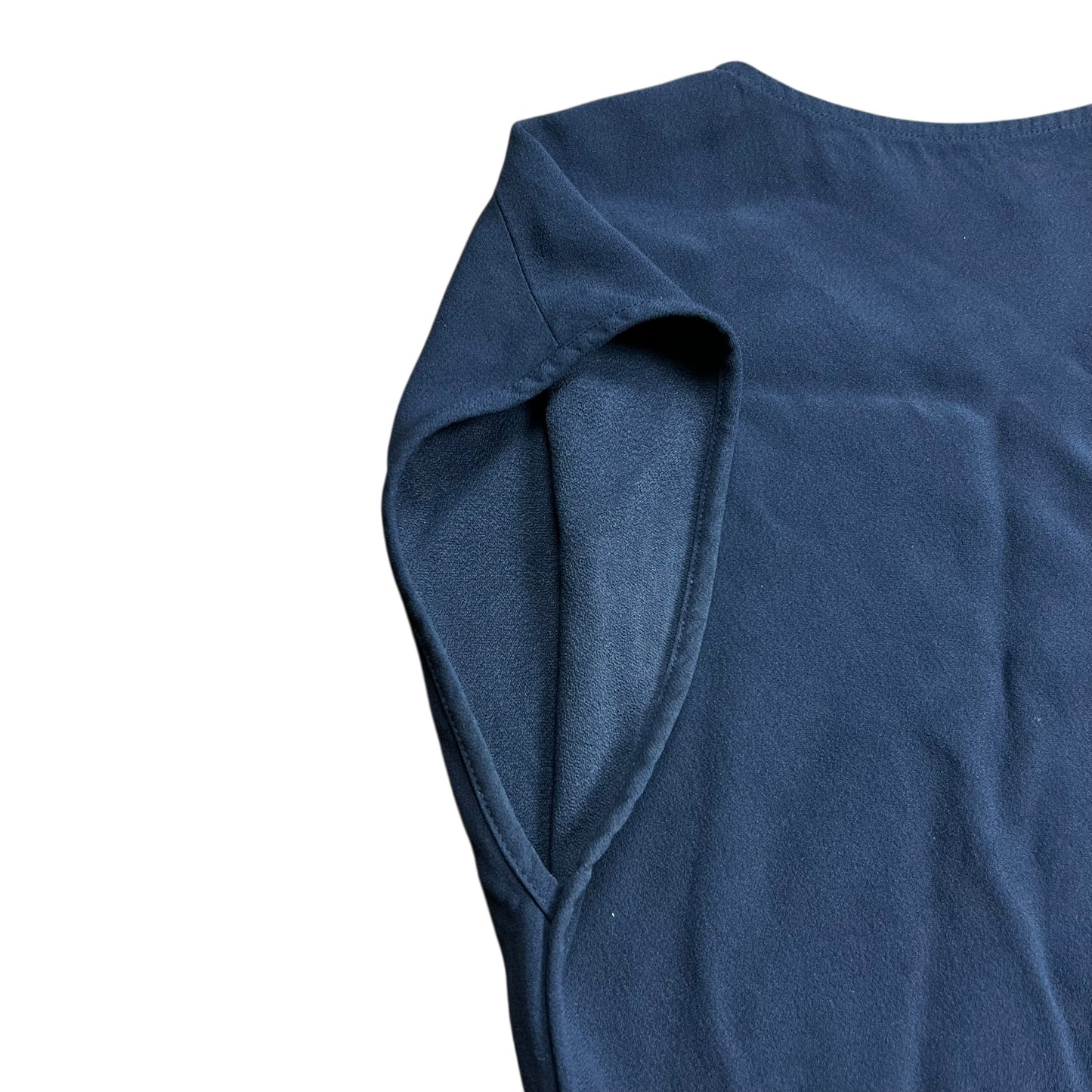 Helmut Lang Navy Tie Top - M