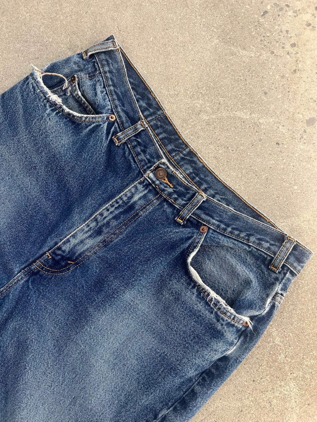 Faded Levi’s Orange Tab Jeans - 35”