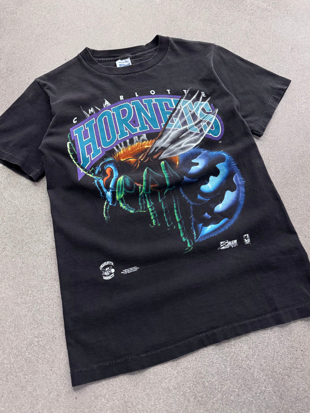 1992 Salem Sportswear Charlotte Hornets NBA T-Shirt – S