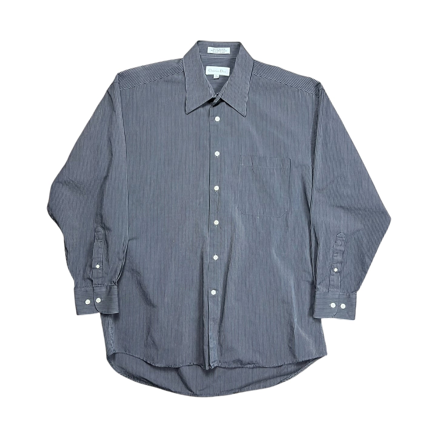 Christian Dior Striped Button-up Shirt - XL