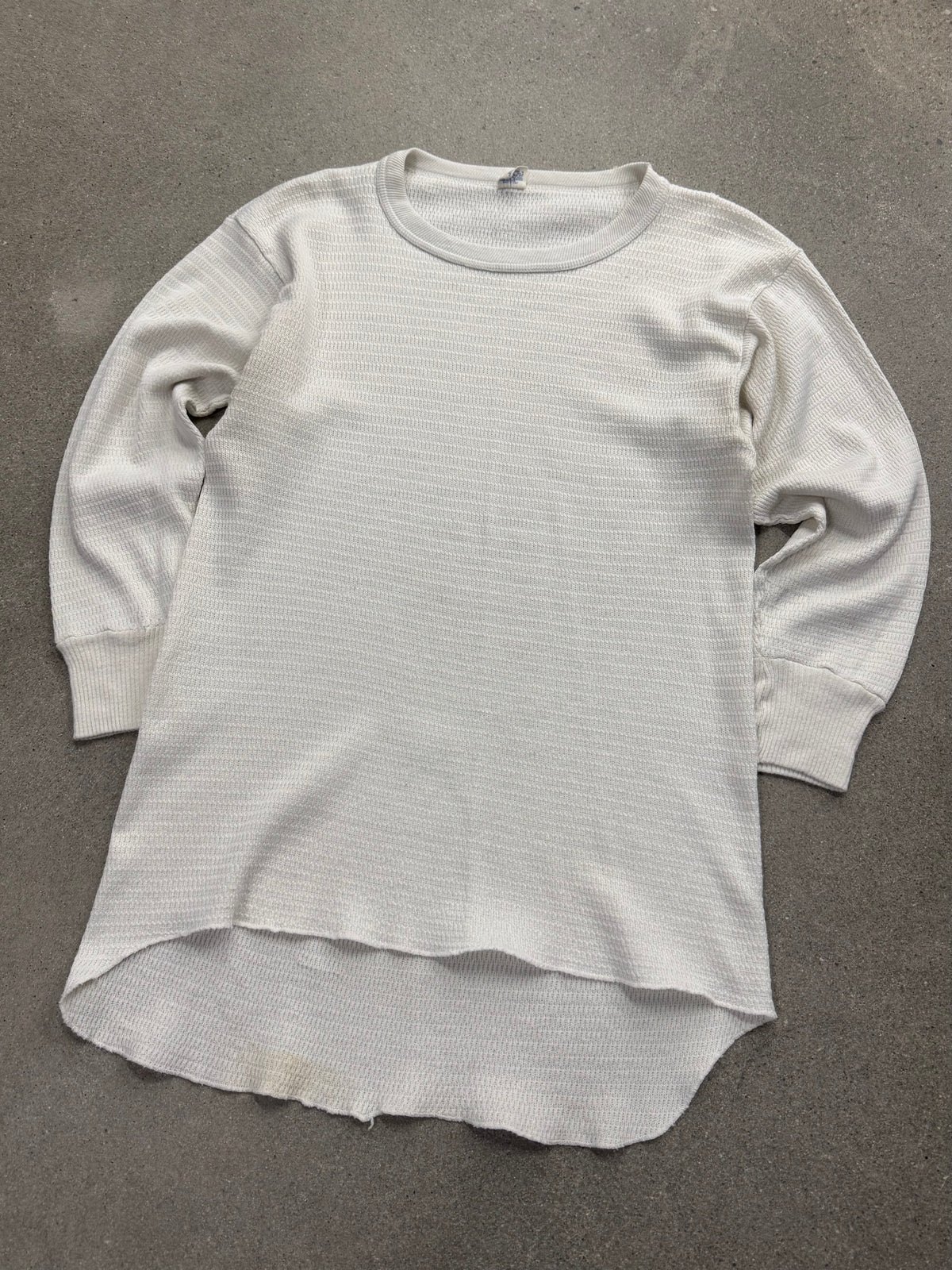 Hanes Waffle-Knit Long Sleeve Thermal Shirt - L