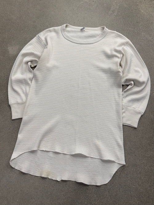 Hanes Waffle-Knit Long Sleeve Thermal Shirt - L