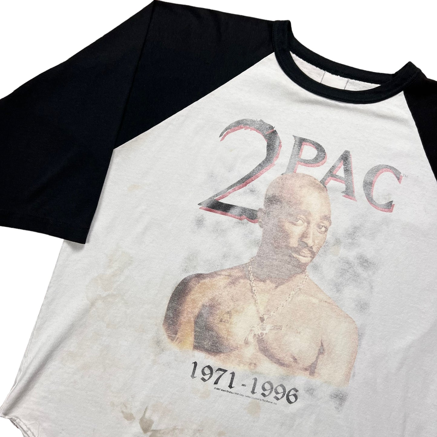 1997 2Pac Memorial Baseball T-shirt - XL