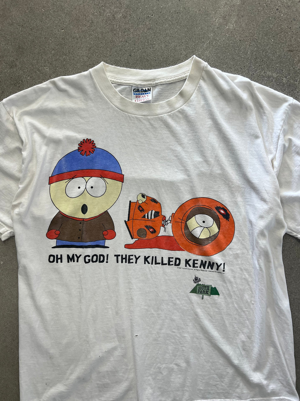 1997 South Park They Killed Kenny T-Shirt - XL