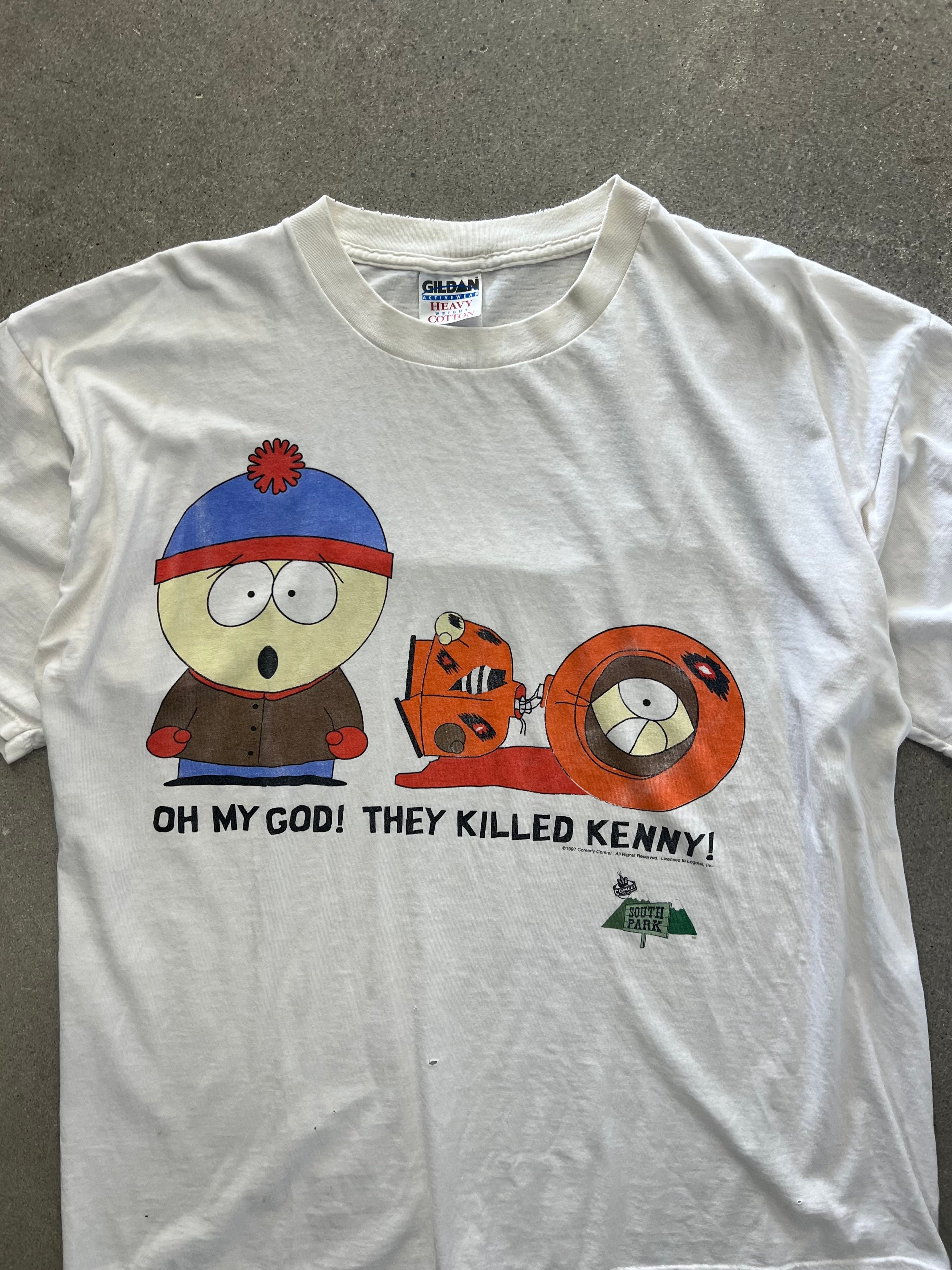 1997 South Park They Killed Kenny T-Shirt - XL