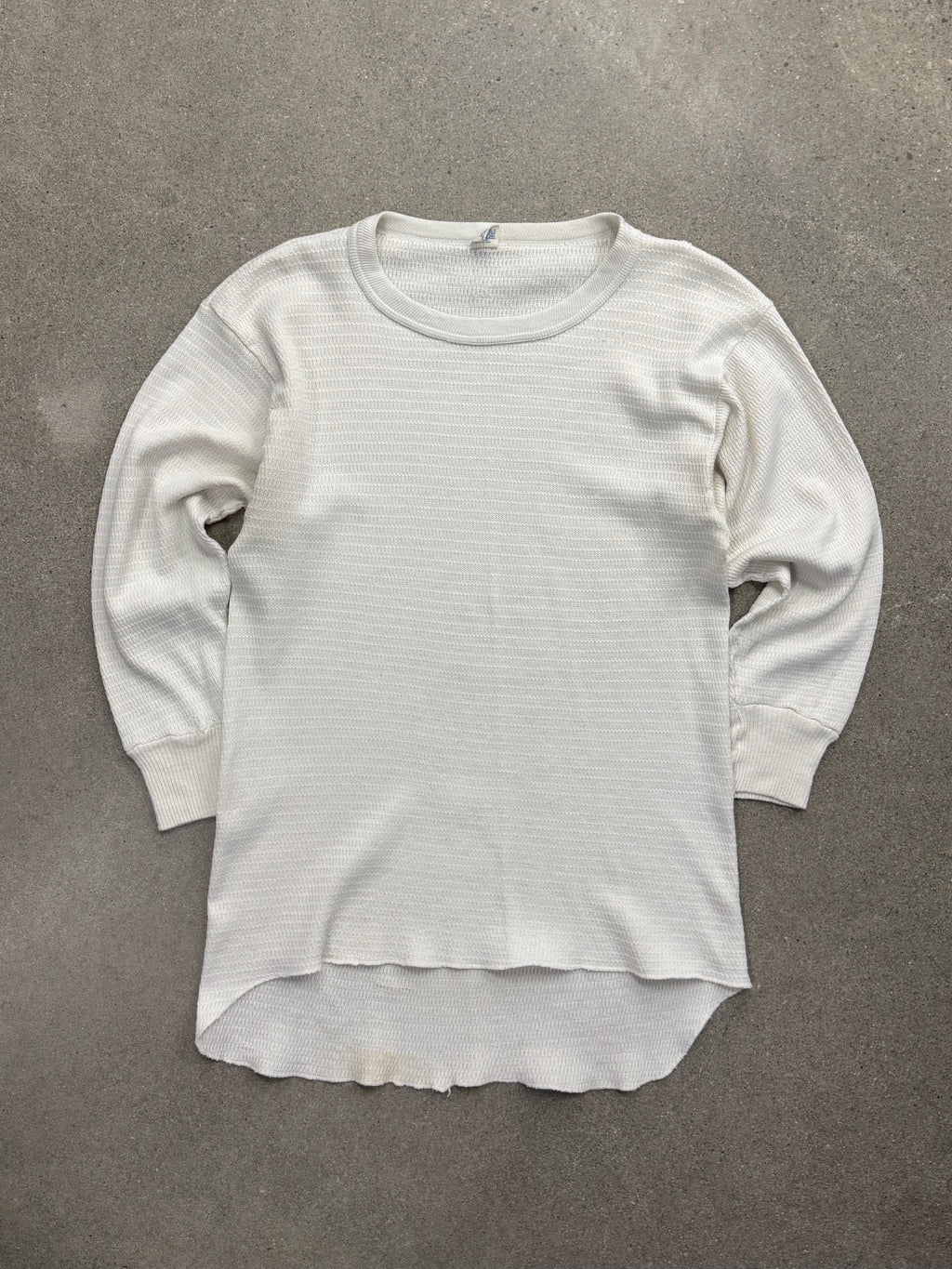 Hanes Waffle-Knit Long Sleeve Thermal Shirt - L