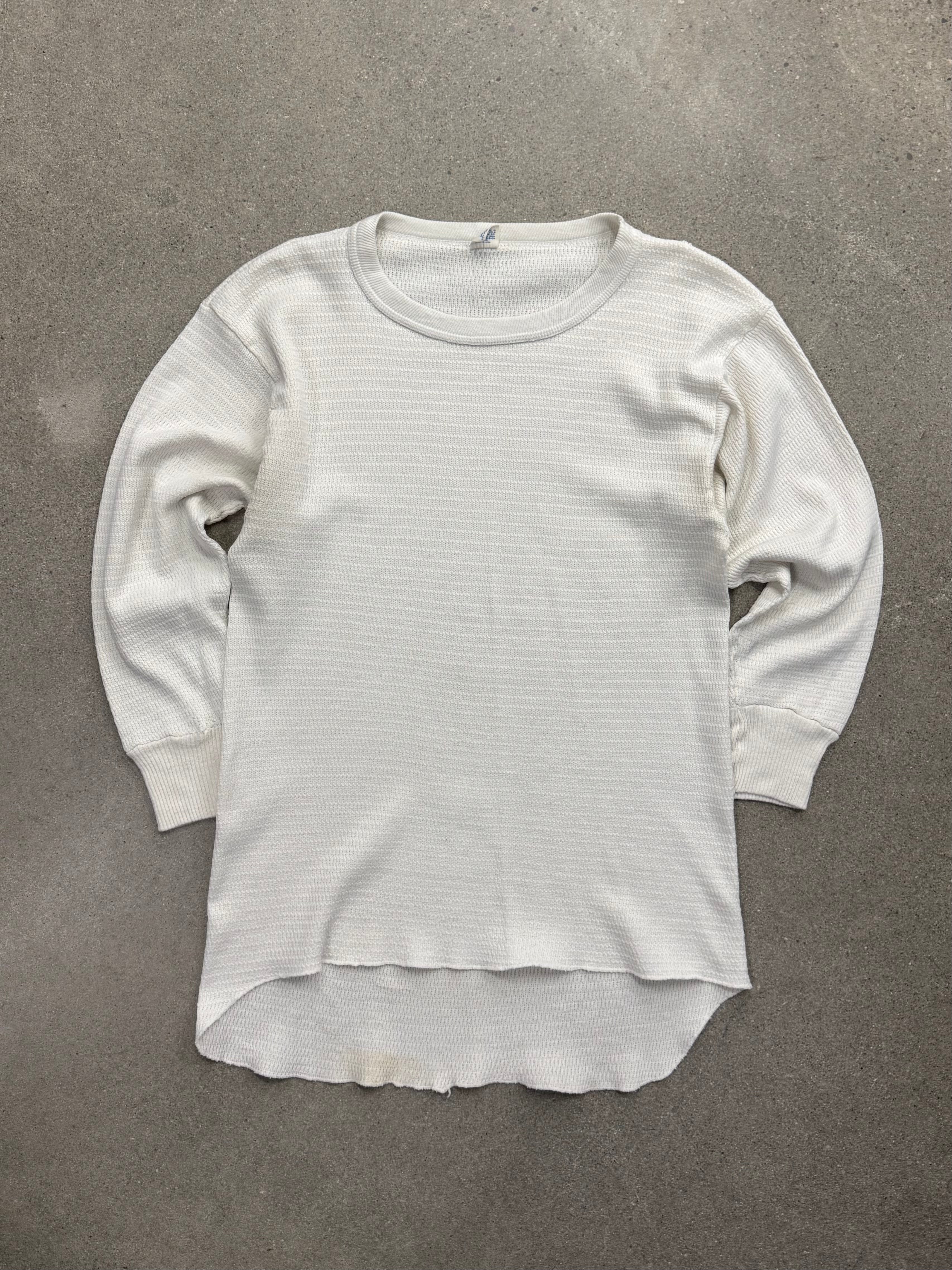Hanes Waffle-Knit Long Sleeve Thermal Shirt - L