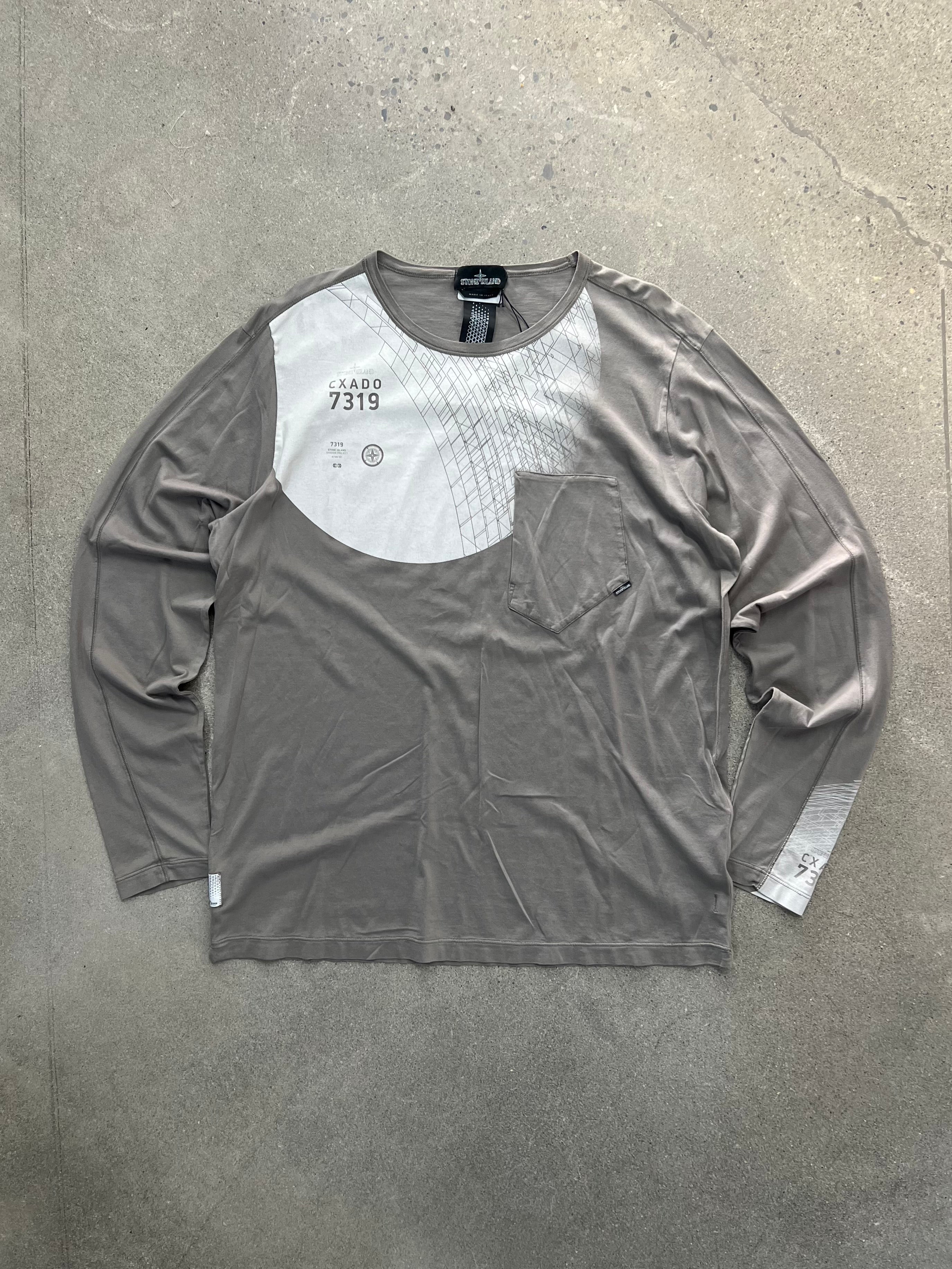 Stone Island Shadow Project Garment Dyed Long Sleeve Shirt - XL