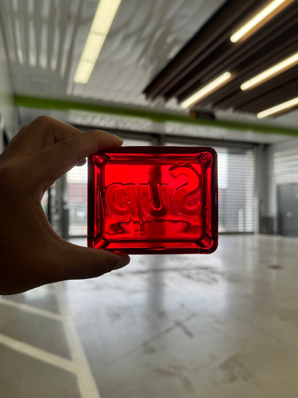 Supreme Debossed Glass Ashtray