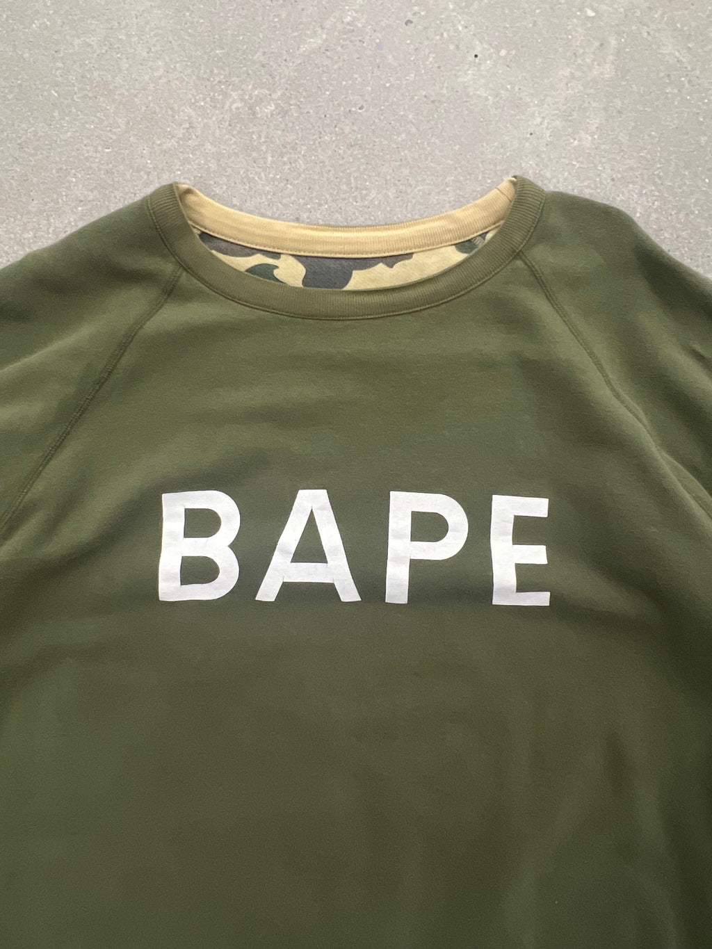 Bape Reversible Crewneck Sweatshirt - XL
