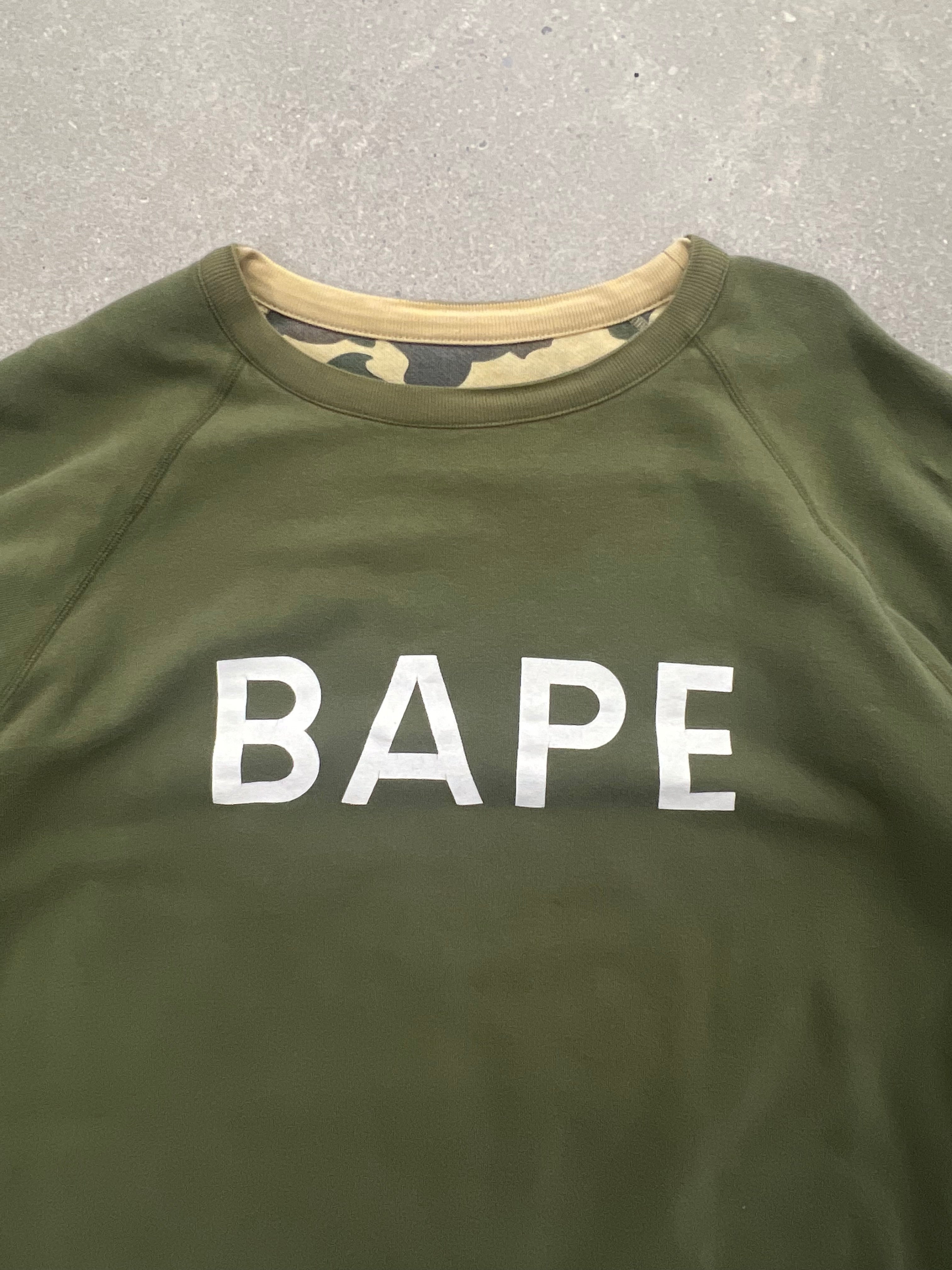 Bape Reversible Crewneck Sweatshirt - XL