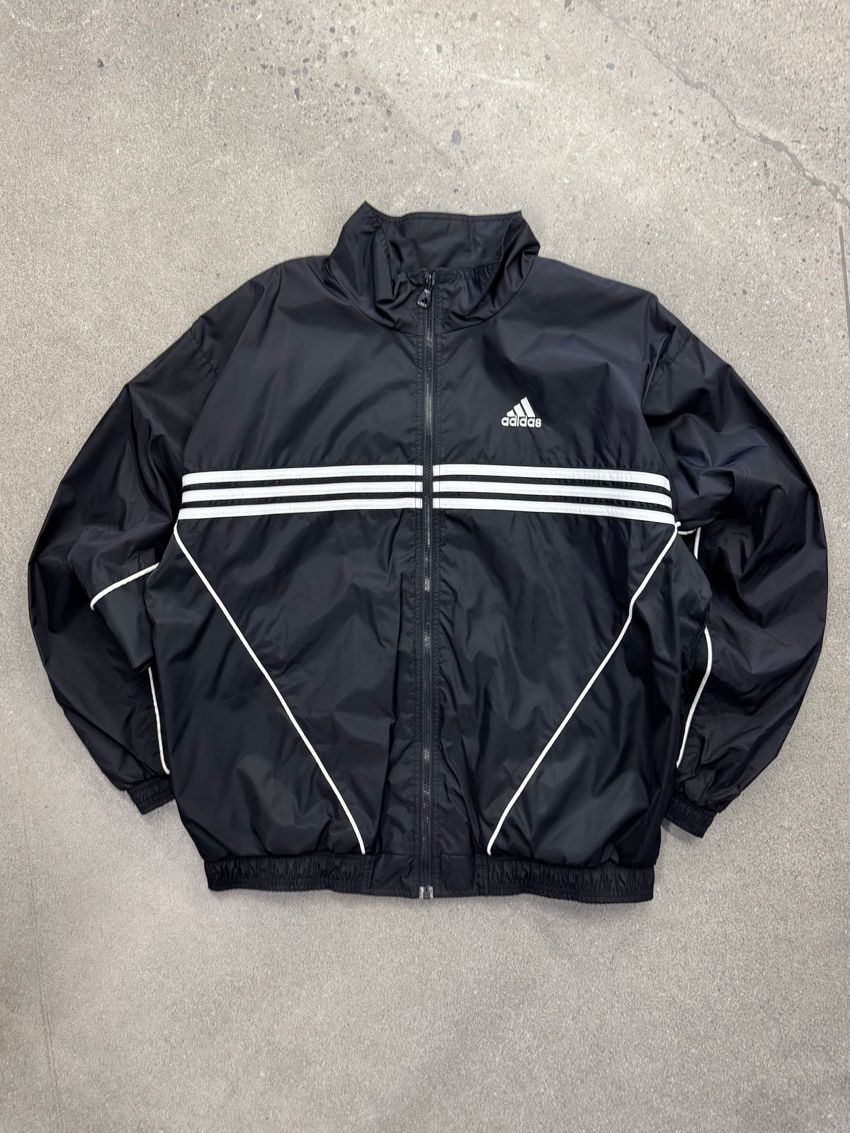 Adidas Trefoil Windbreaker Track Jacket - L