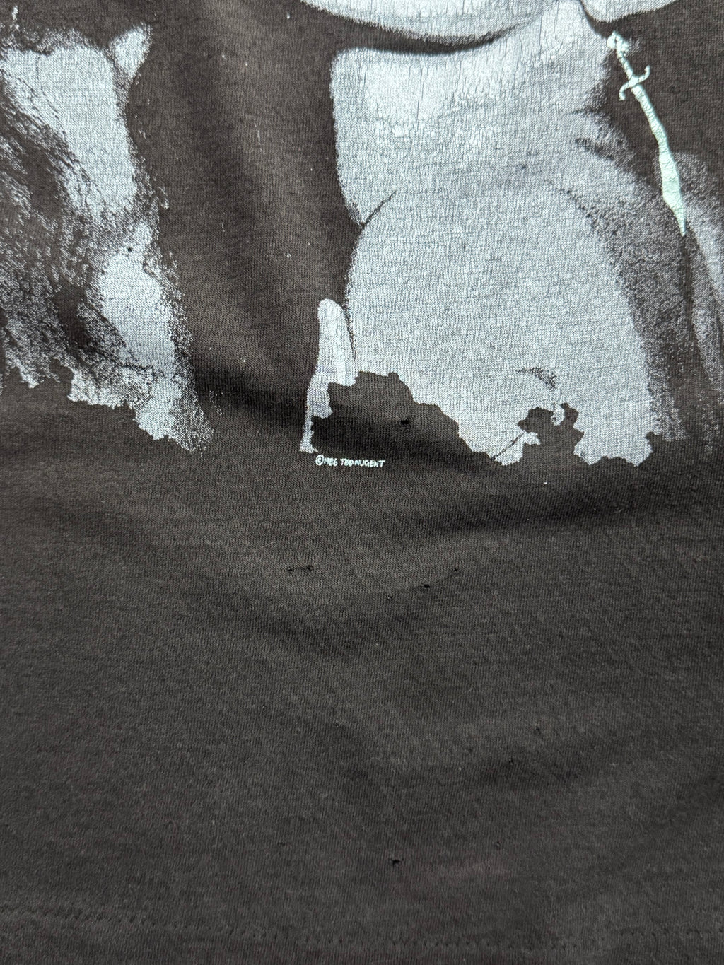 1986 Ted Nugent Little Miss Dangerass Tour T-Shirt - S