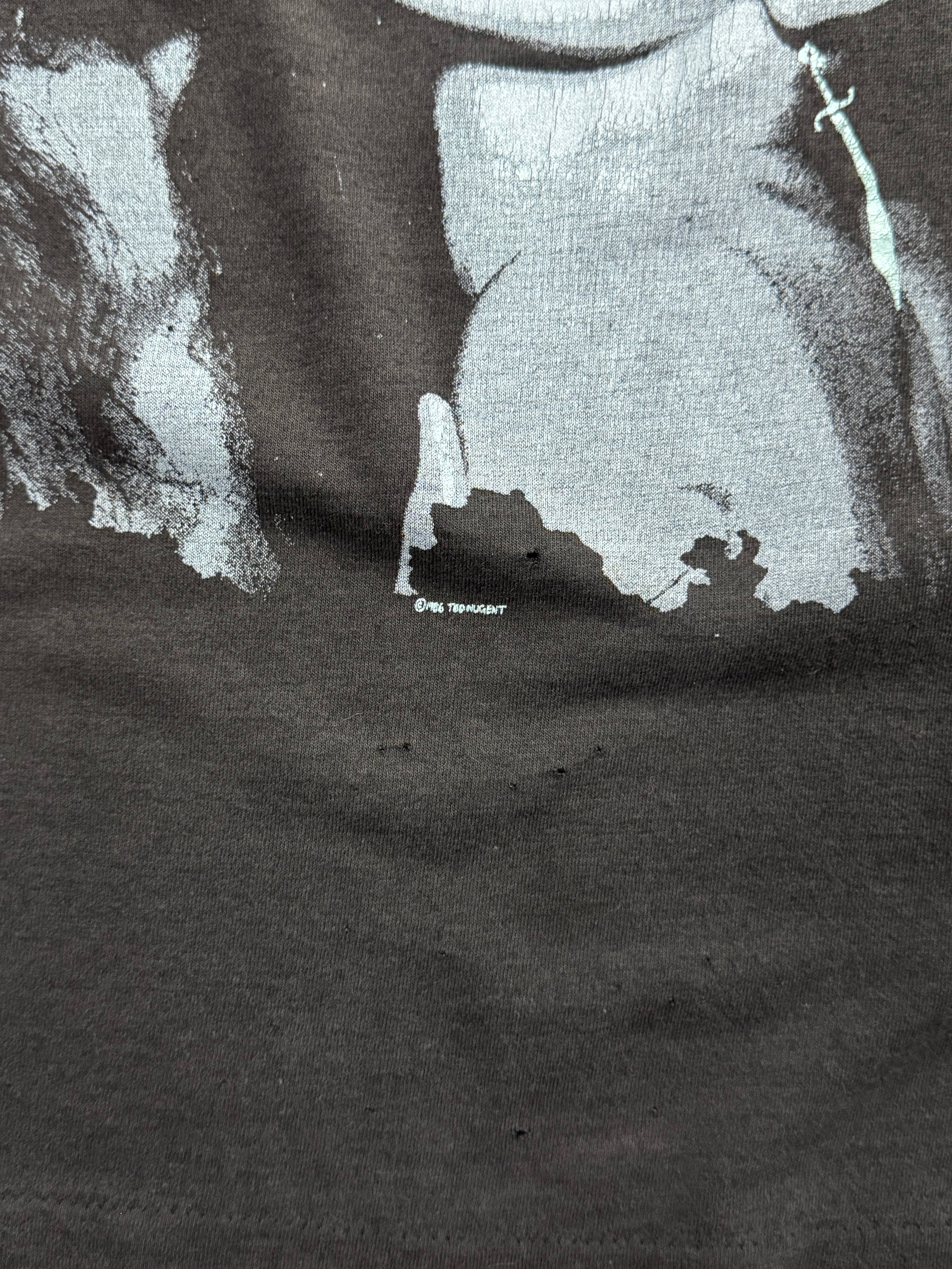 1986 Ted Nugent Little Miss Dangerass Tour T-Shirt - S