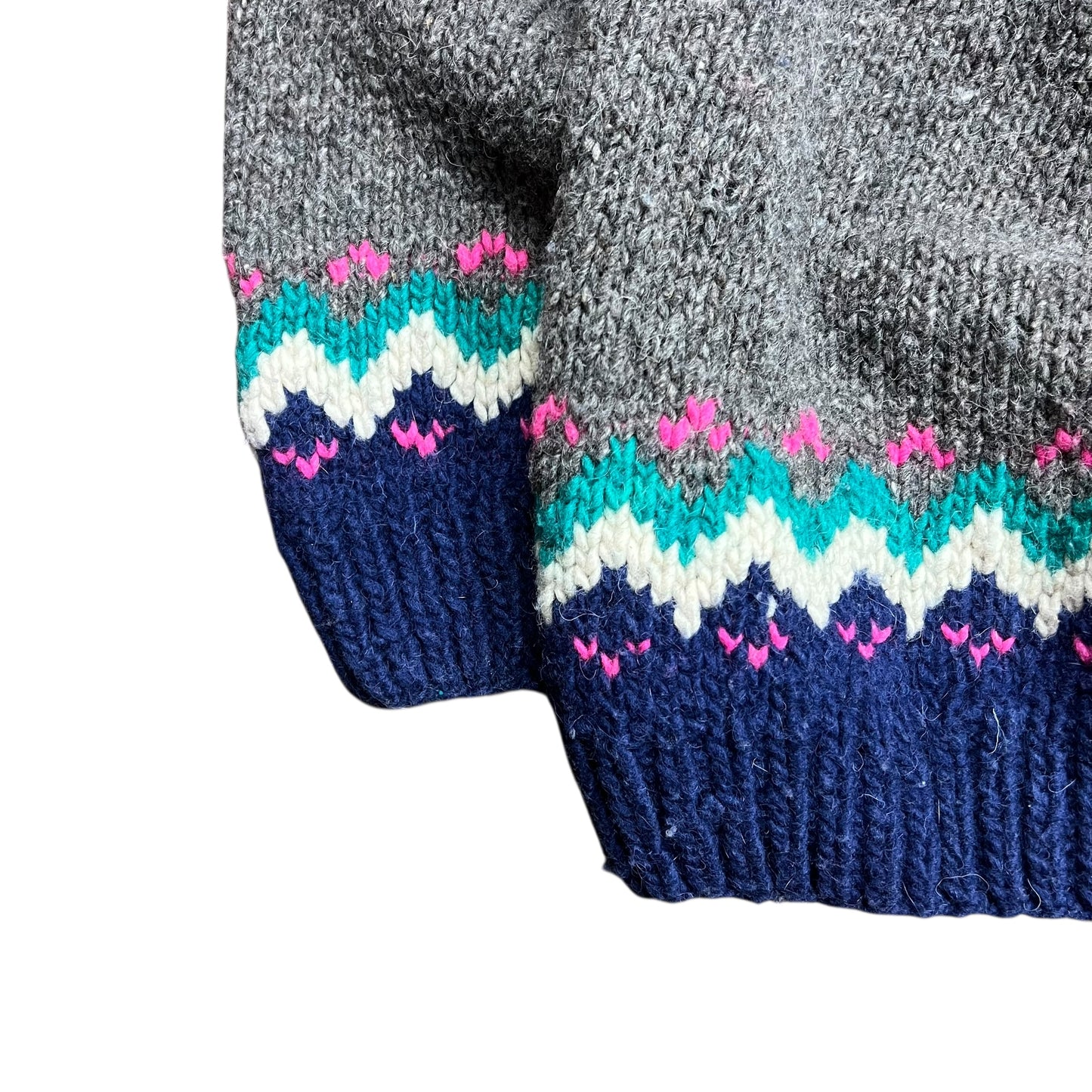 Nuca Huasi Hand Knit Wool Sweater - M