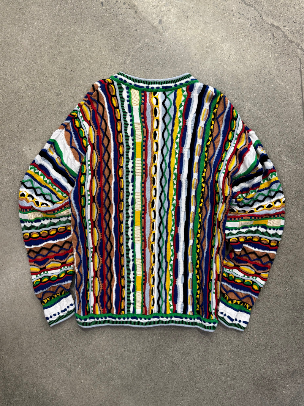 Tosani 3D Cable Knit Sweater - L