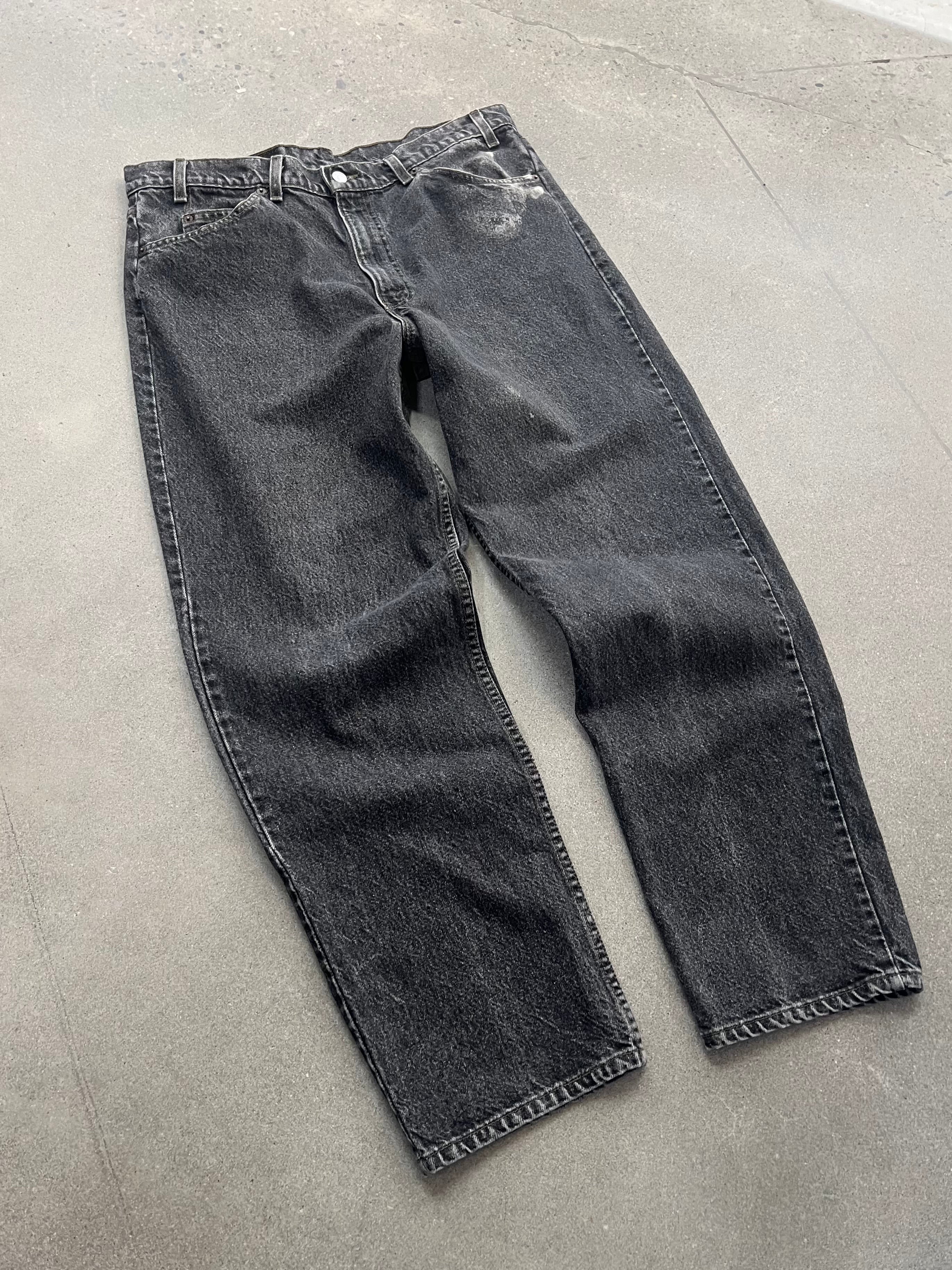 Faded Levi’s 550 Orange Tab Jeans - 36”