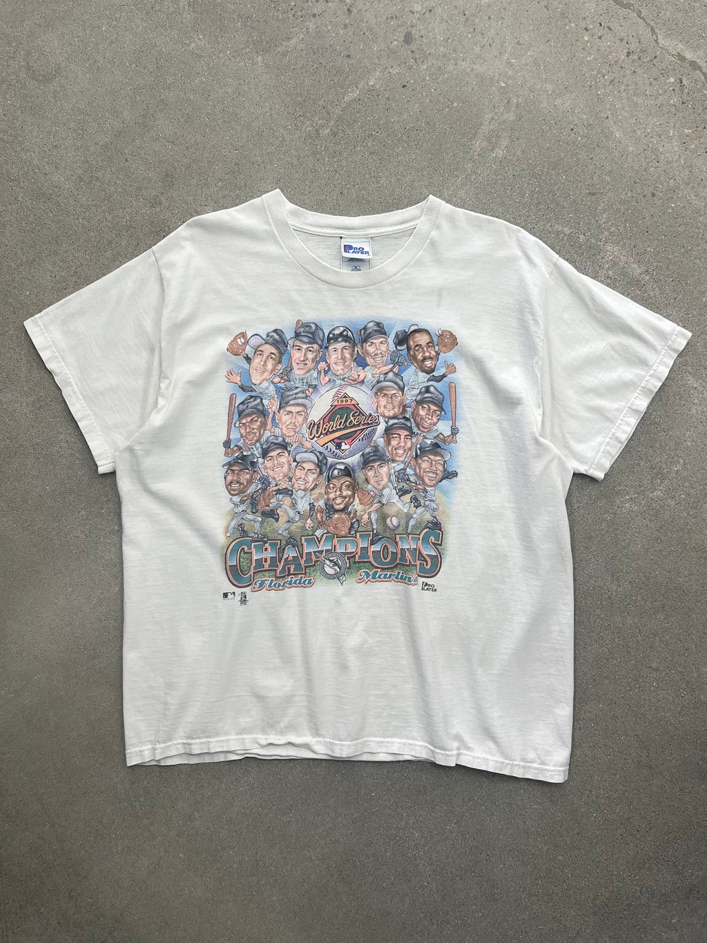 1997 Florida Marlins World Series Champions MLB T-Shirt - XL