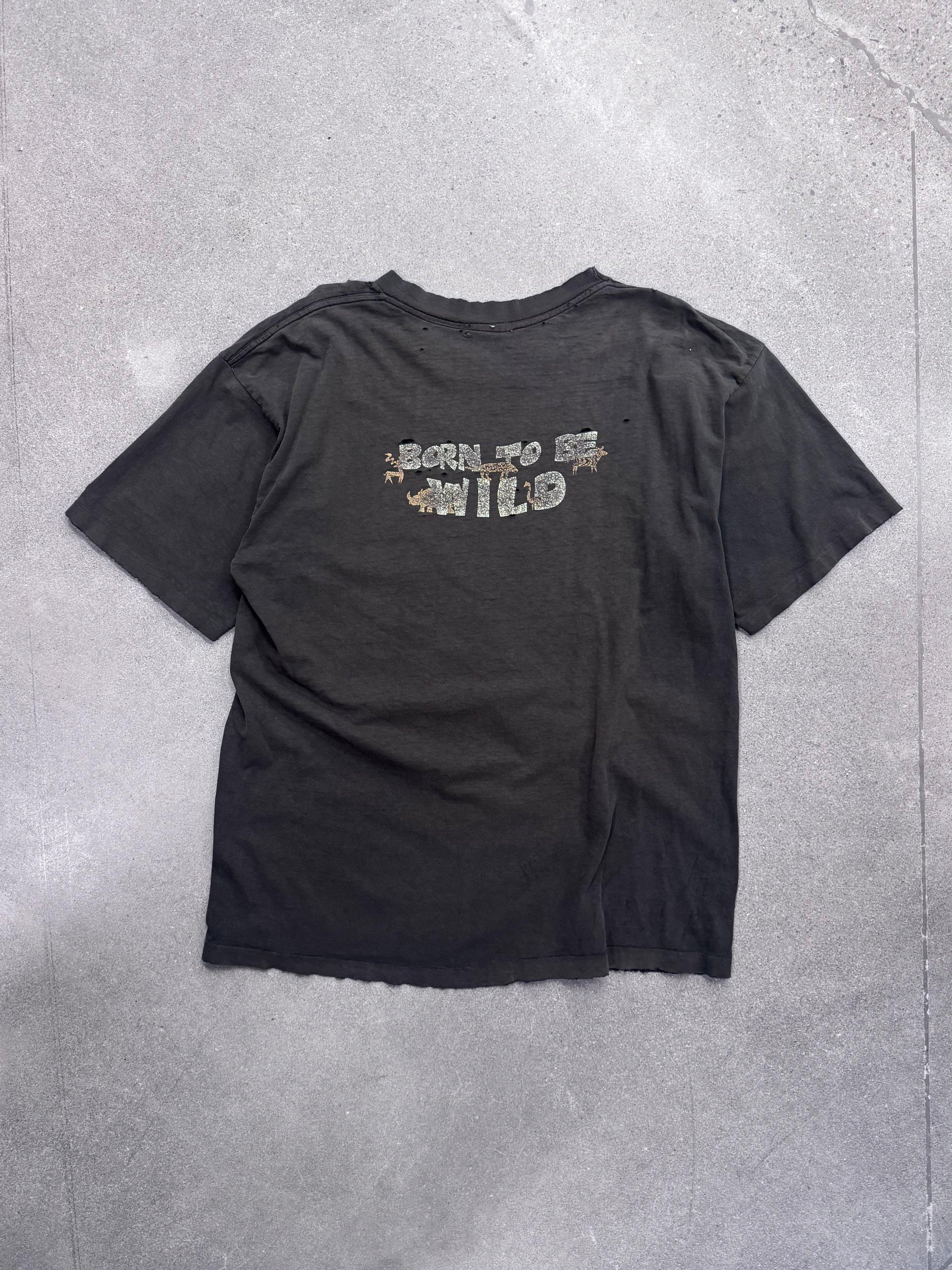 Ausgeblichenes & Used 1999 Born To Be Wild Cougar T-Shirt - XL