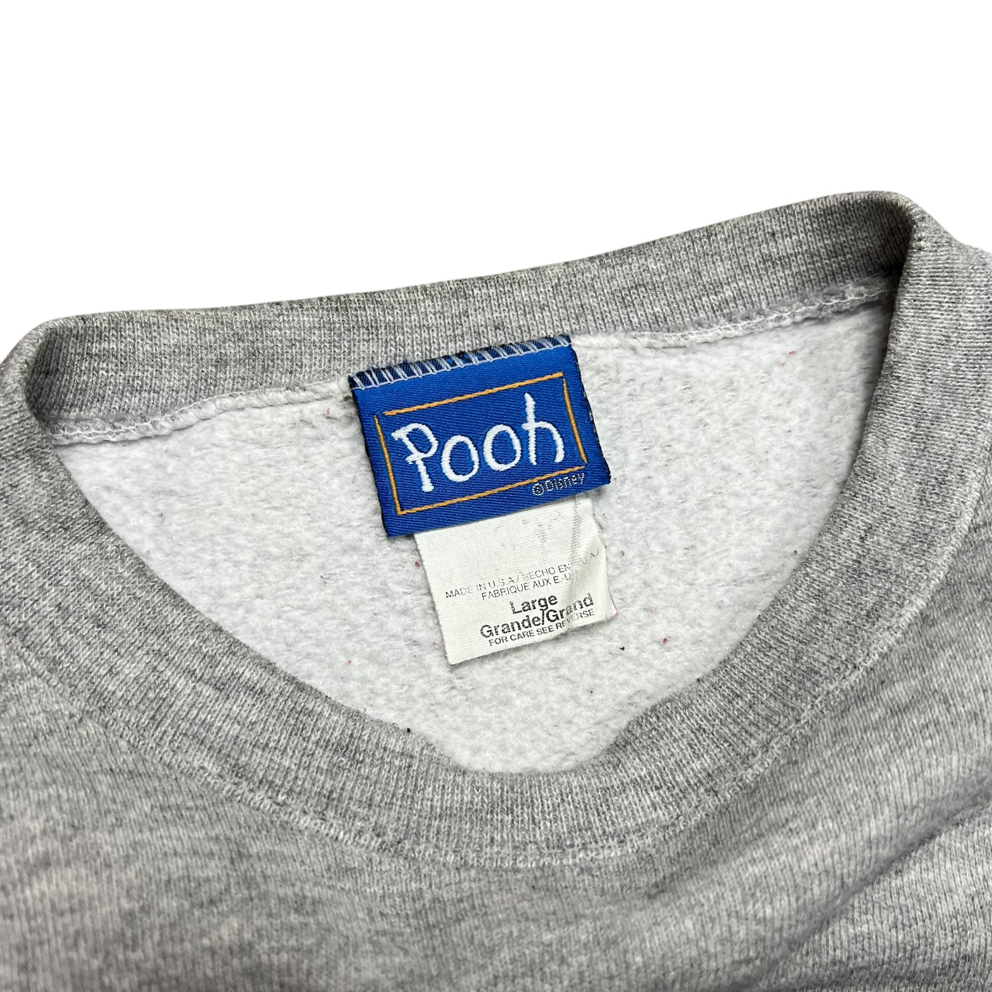 Disney Pooh & Friends Grey Crewneck - L