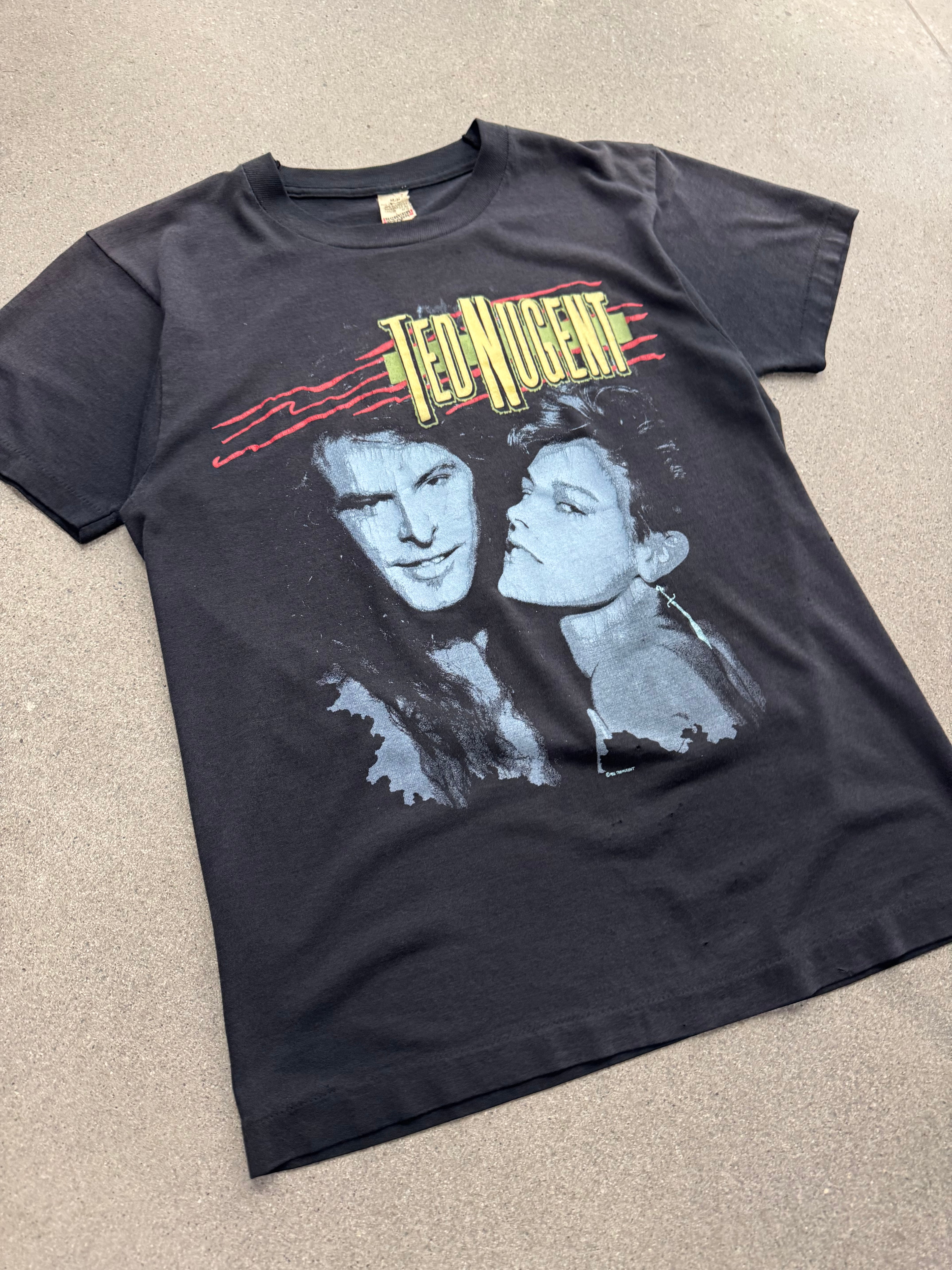 1986 Ted Nugent Little Miss Dangerass Tour T-Shirt - S