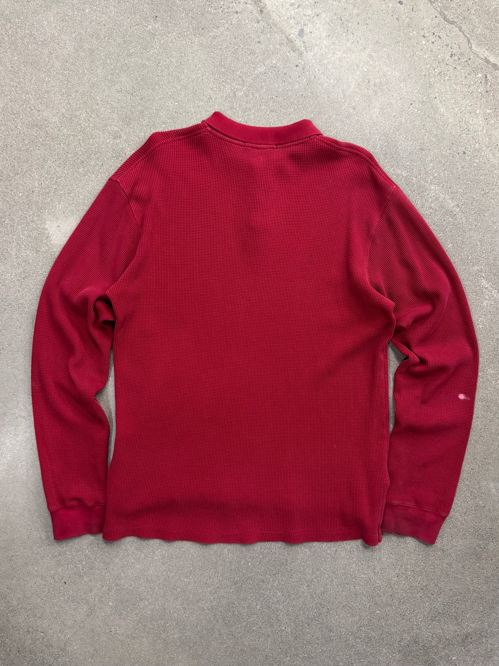 Polo By Ralph Lauren Waffle-Knit Polo Shirt - L