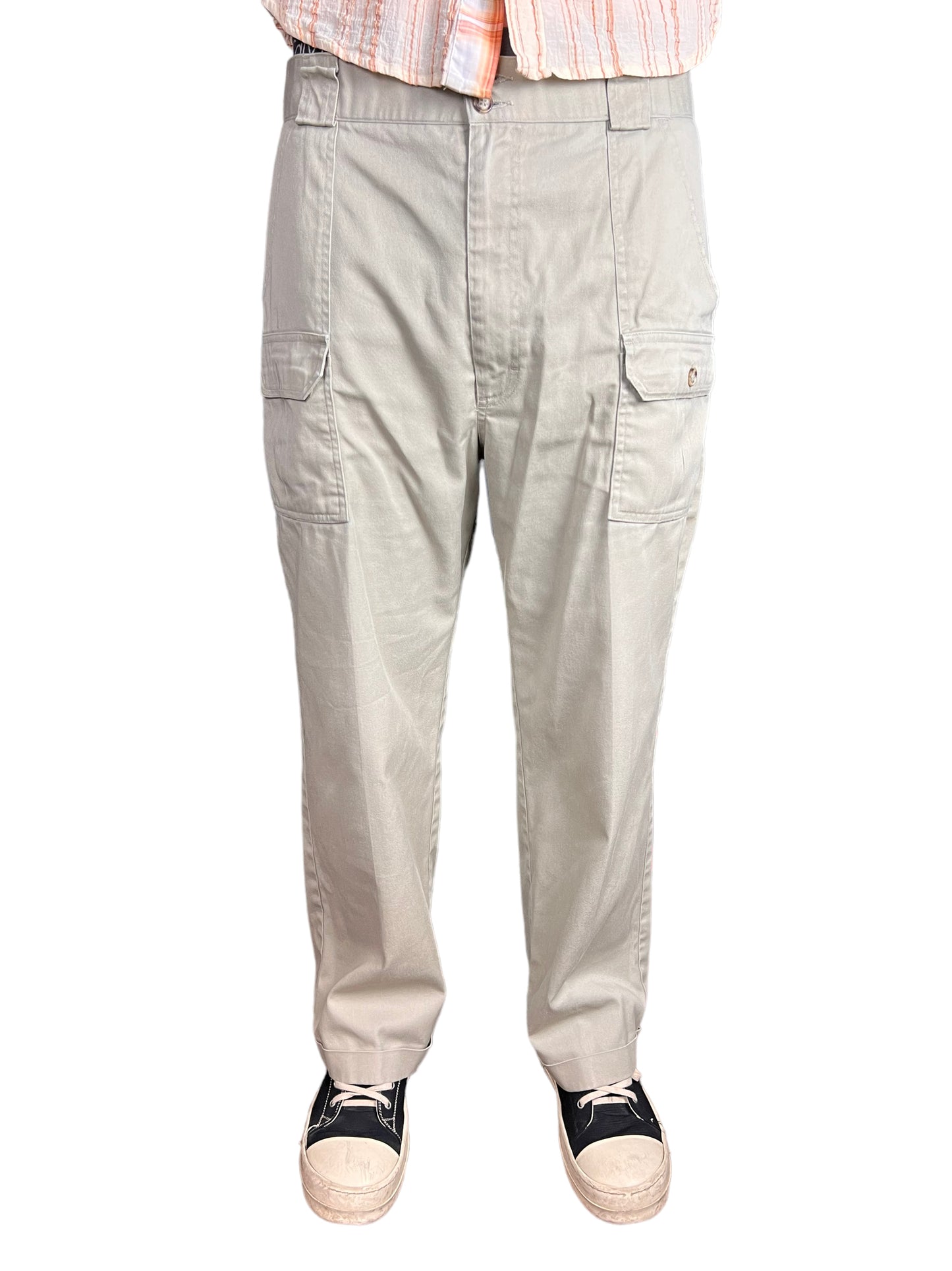 Tan Front Pocket Cargo Pants - 36"