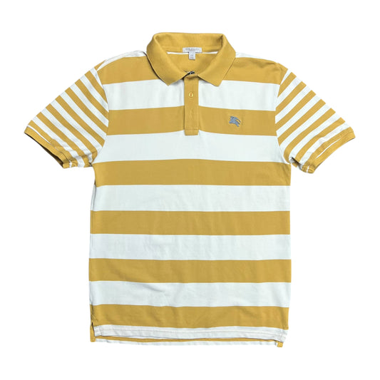 Burberry Brit Yellow Striped Polo Shirt - XL