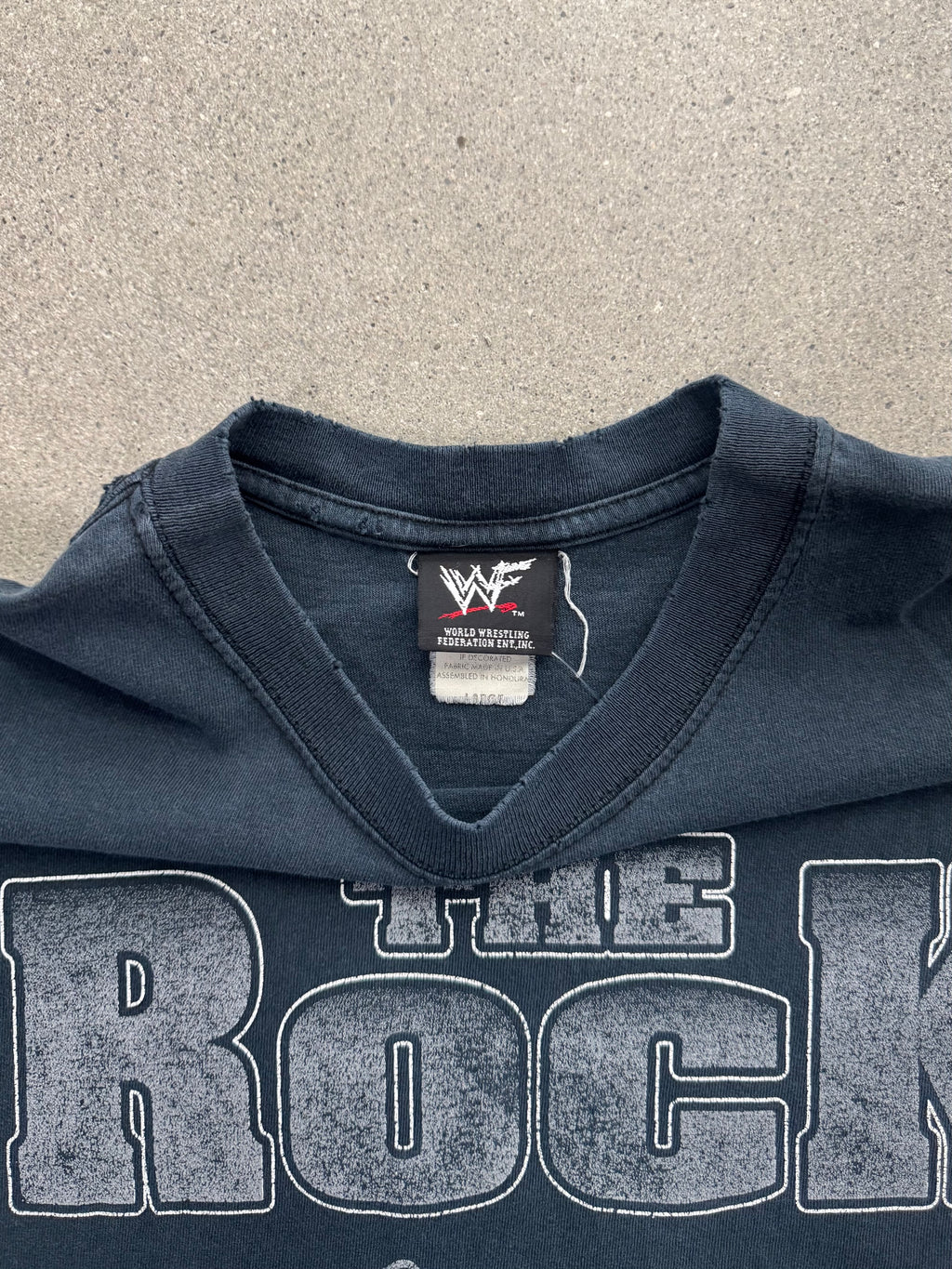 Faded WWE The Rock Laid The Smackdown T-Shirt - L