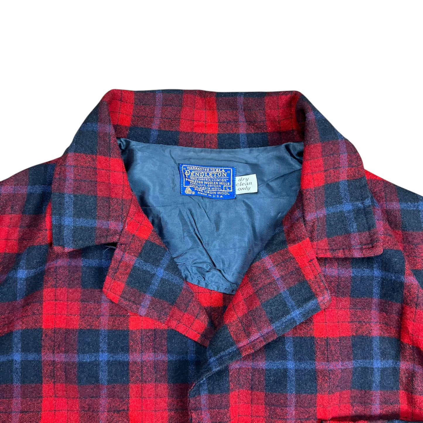 Pendleton Red Wool Button-up Jacket - L