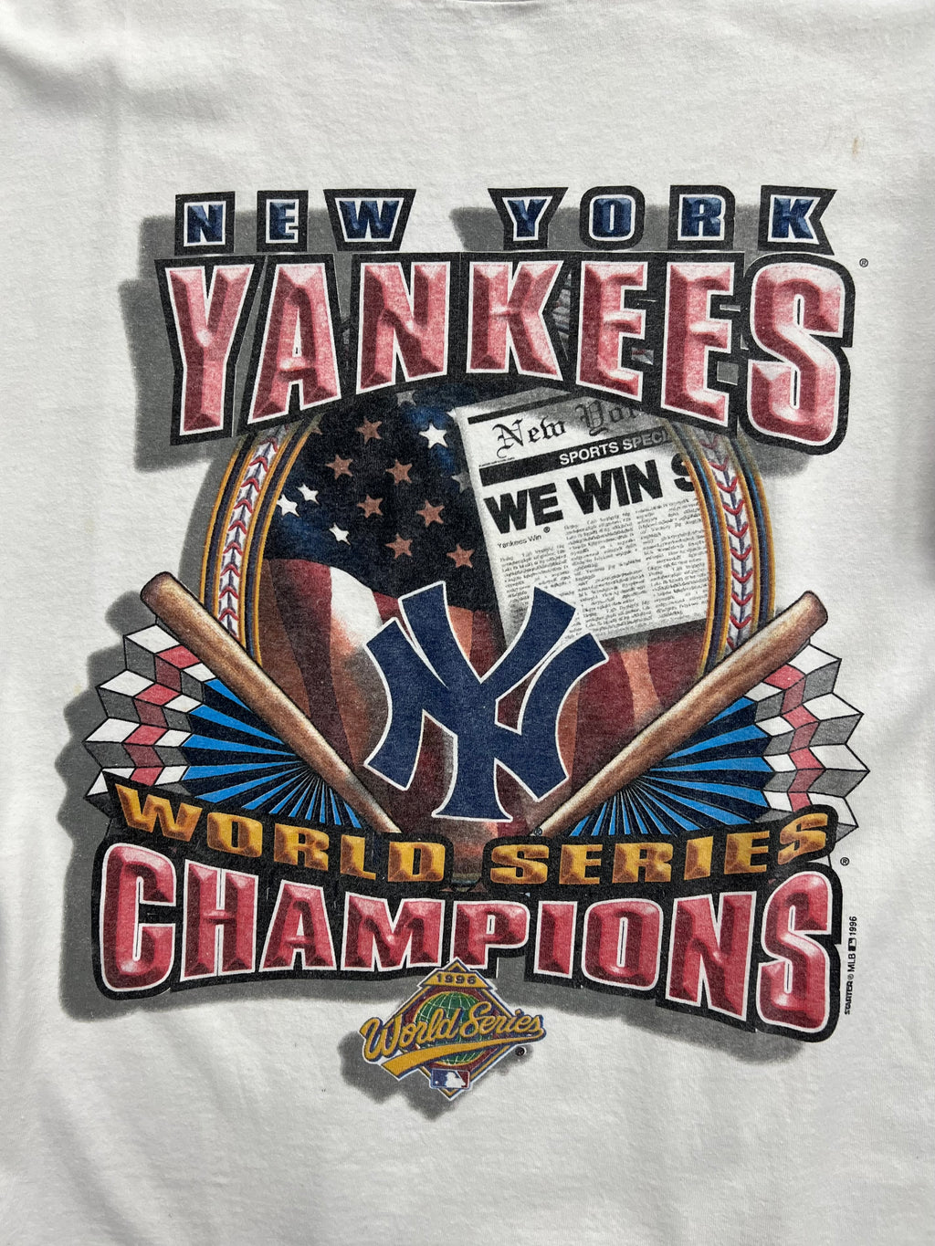 1996 New York Yankees World Series Champions MLB Starter T-Shirt - XL